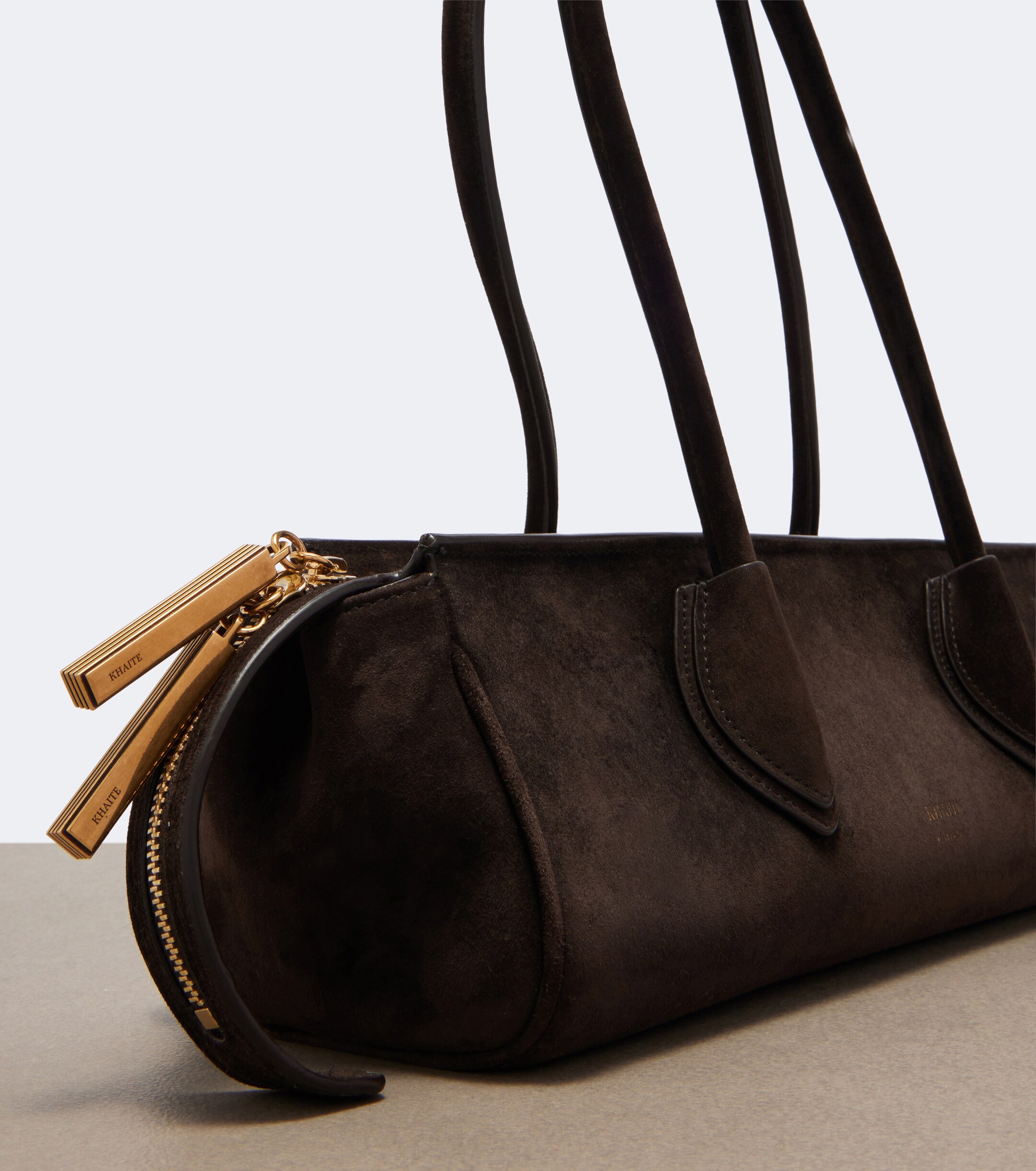 KHAITE Khaite Donna Medium suede shoulder bag
