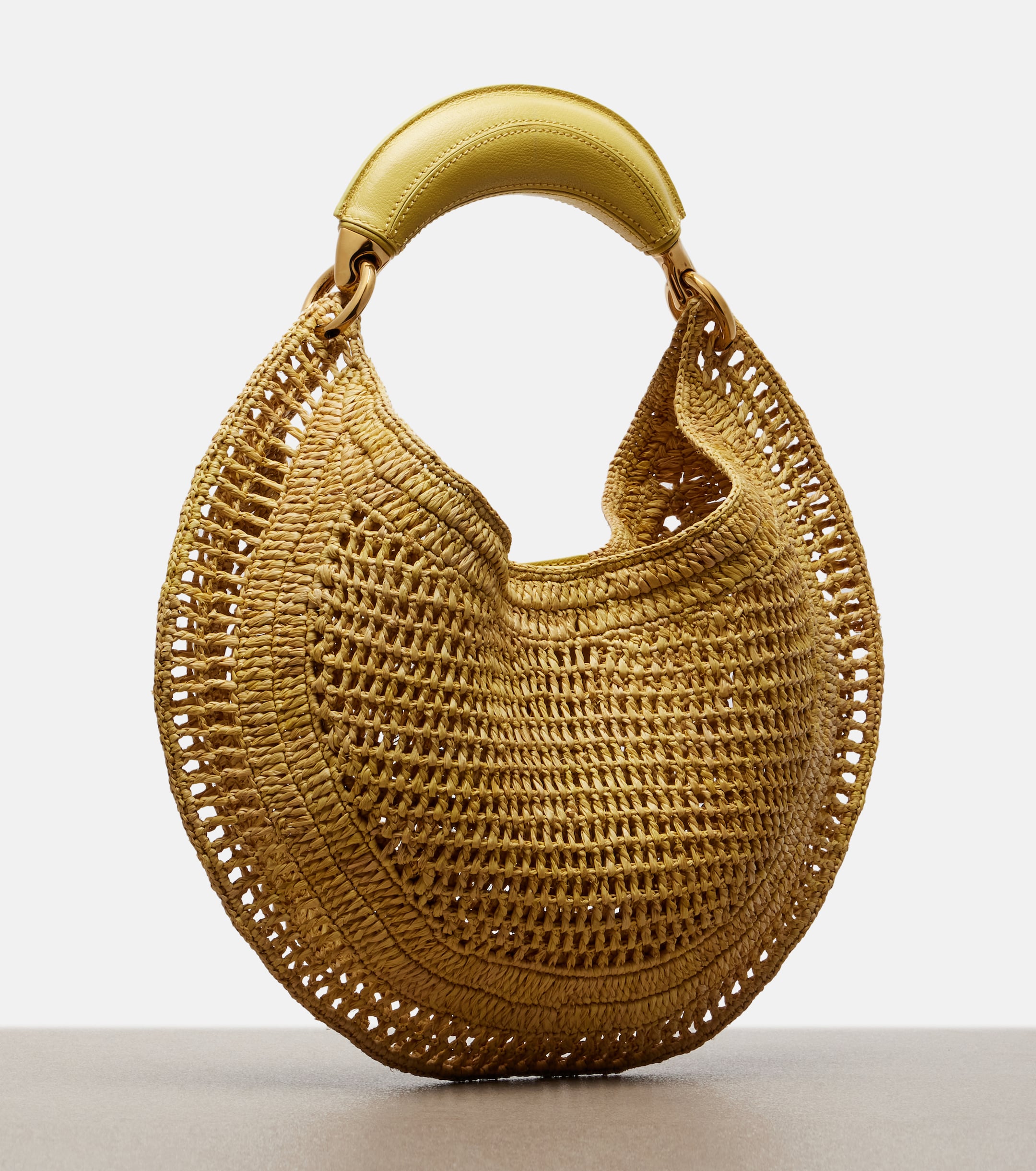 Chloé Summer Banana raffia shoulder bag