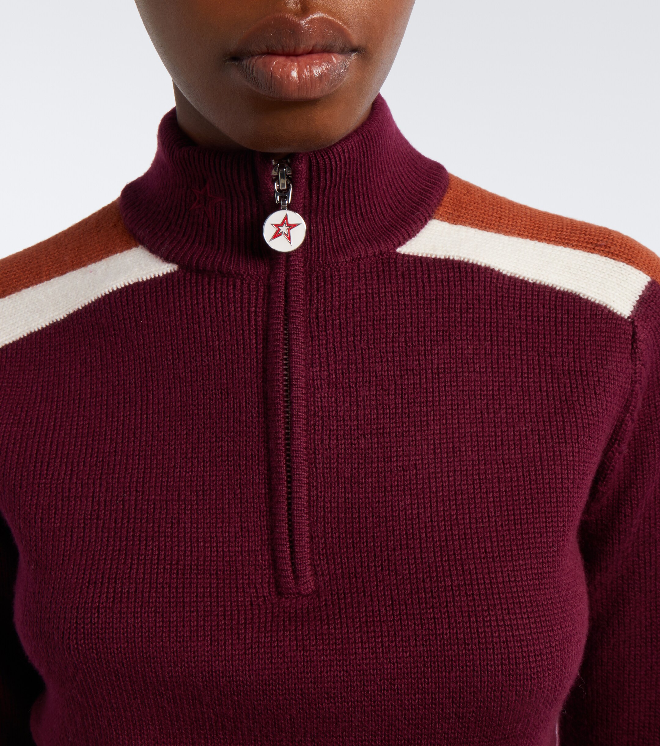 PERFECT MOMENT Perfect Moment LA Tour wool half-zip ski top