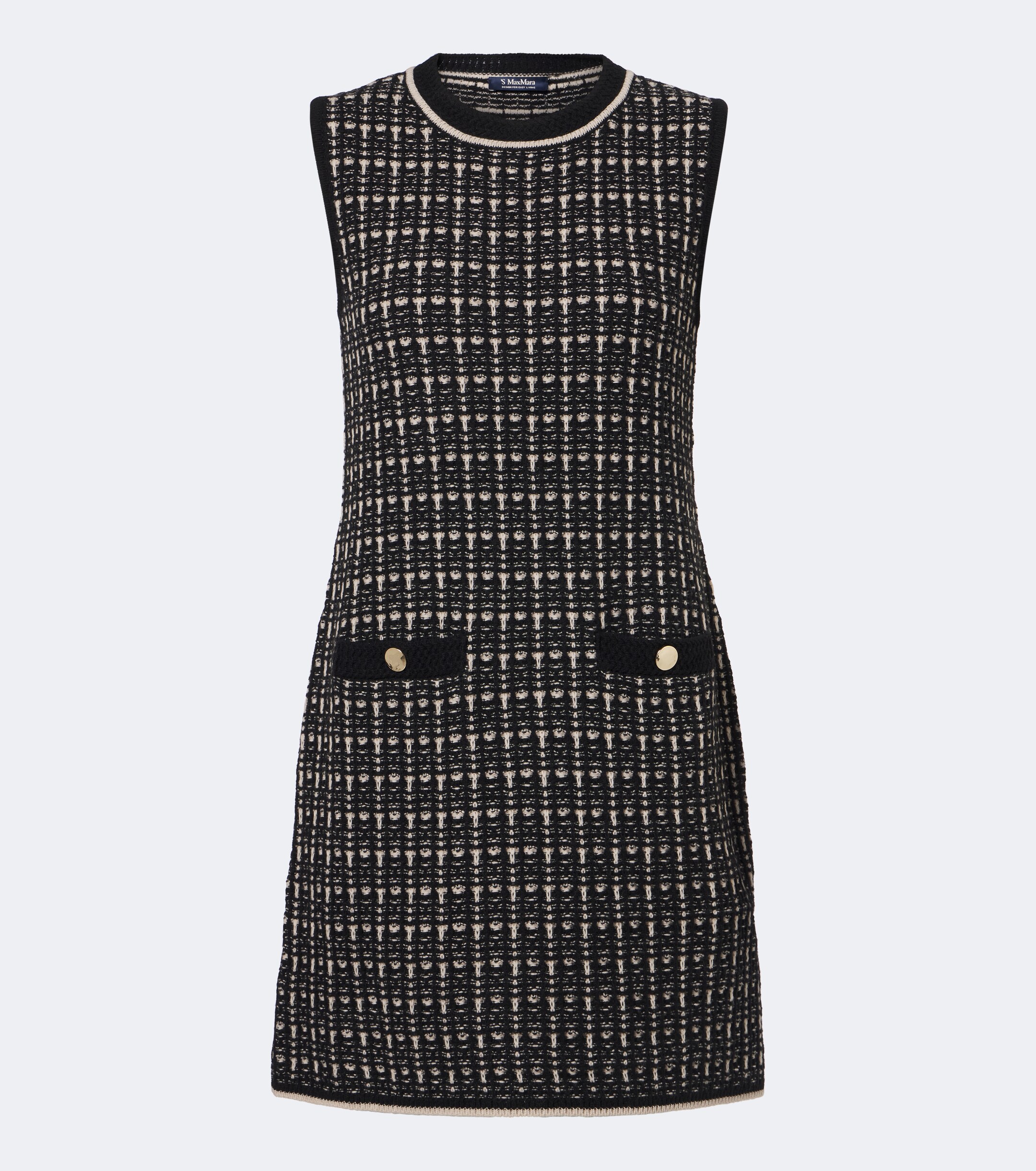 S Max Mara 'S Max Mara Wool and cashmere bouclé minidress