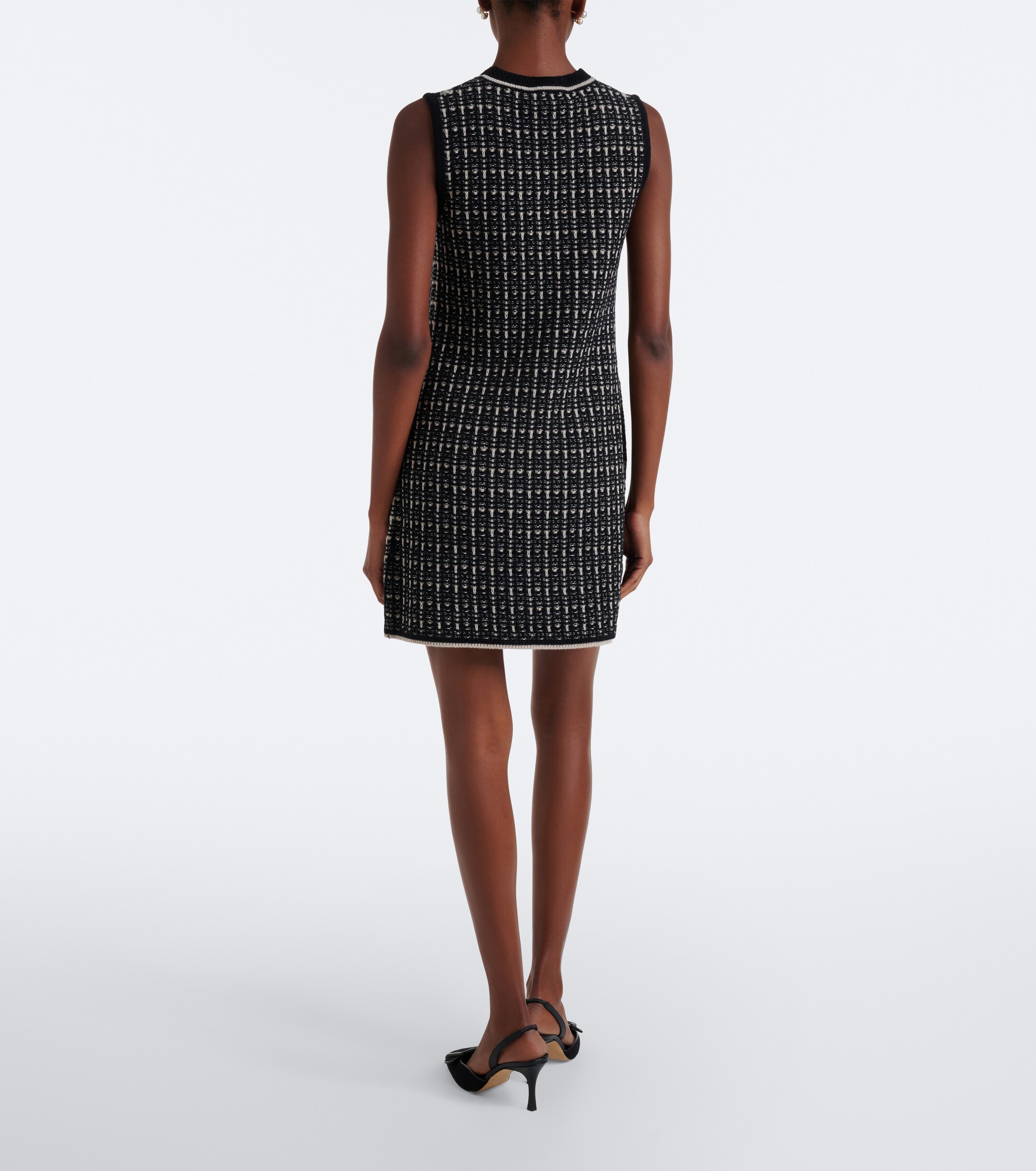 S Max Mara 'S Max Mara Wool and cashmere bouclé minidress