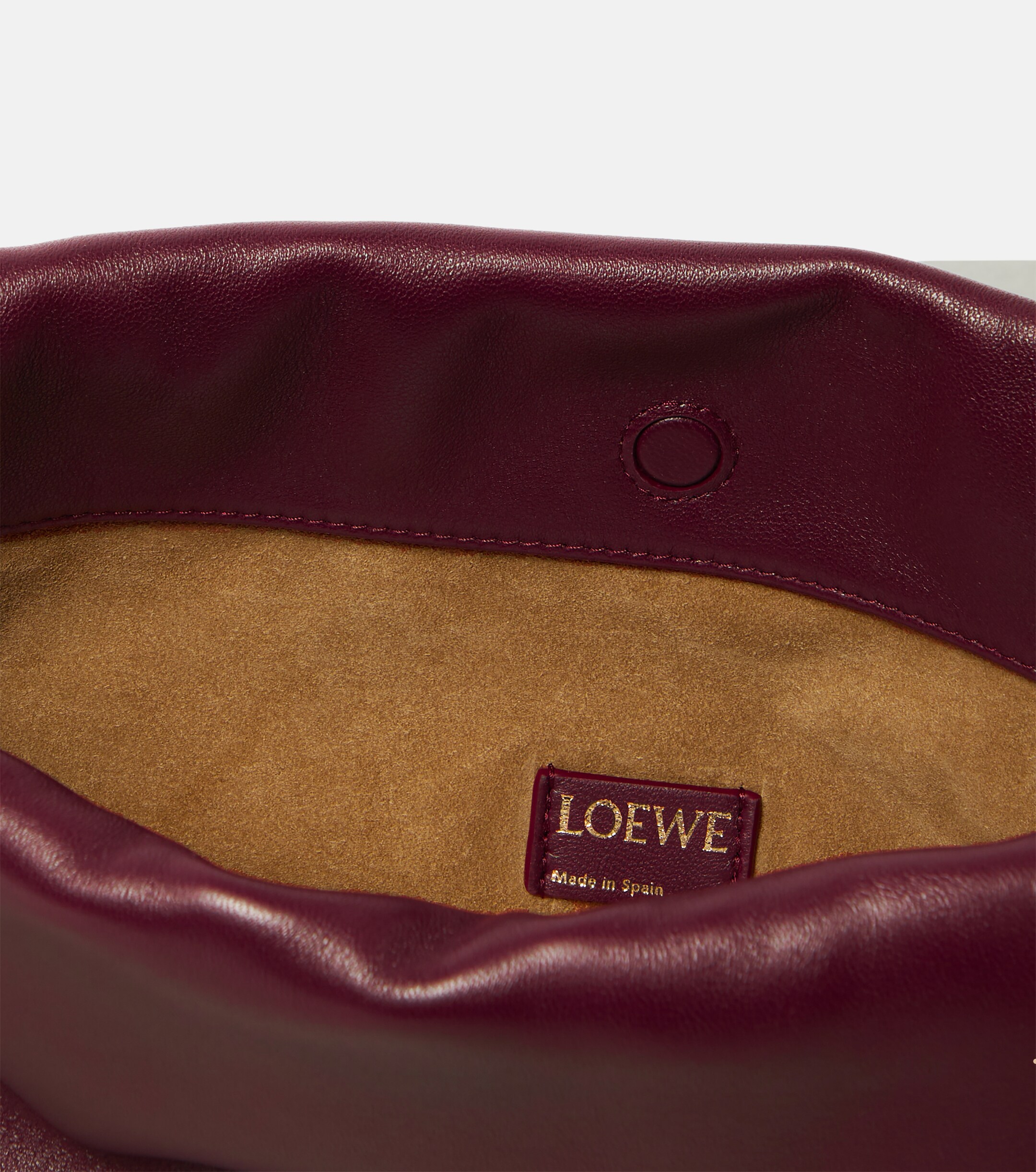 Loewe Flamenco leather clutch