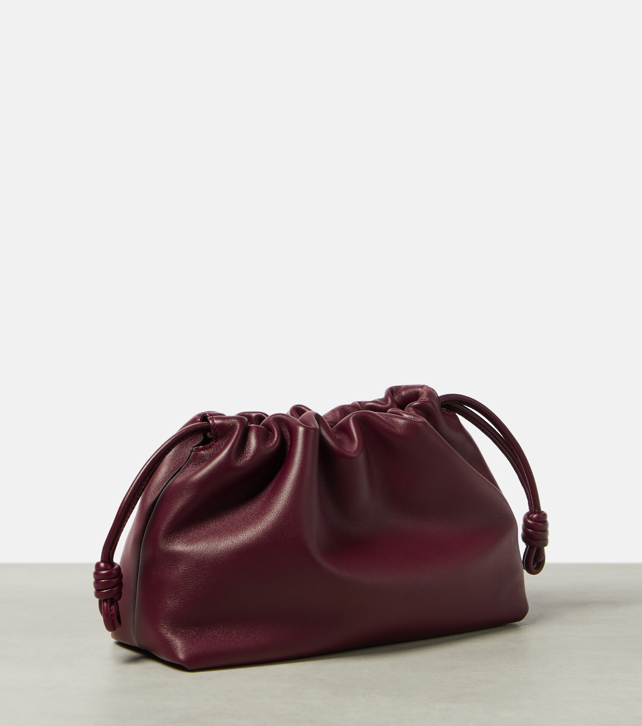 Loewe Flamenco leather clutch
