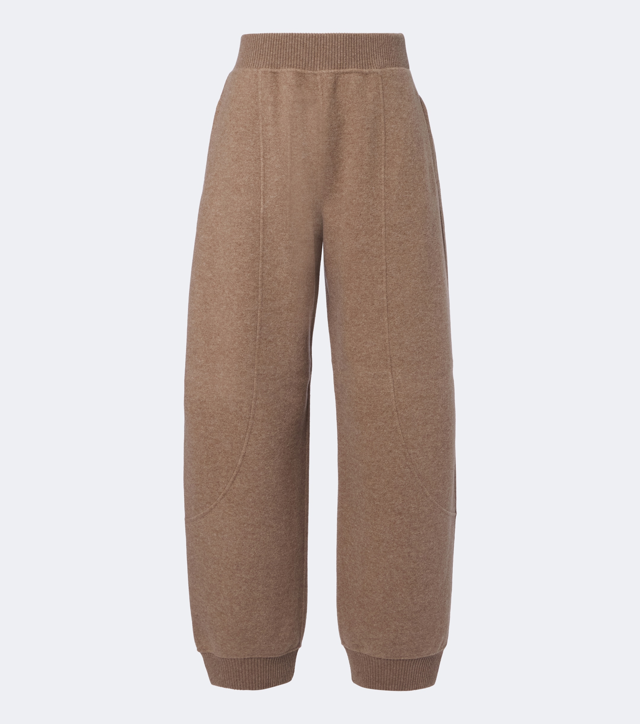 Max Mara Max Mara Wool and cashmere-blend barrel-leg pants