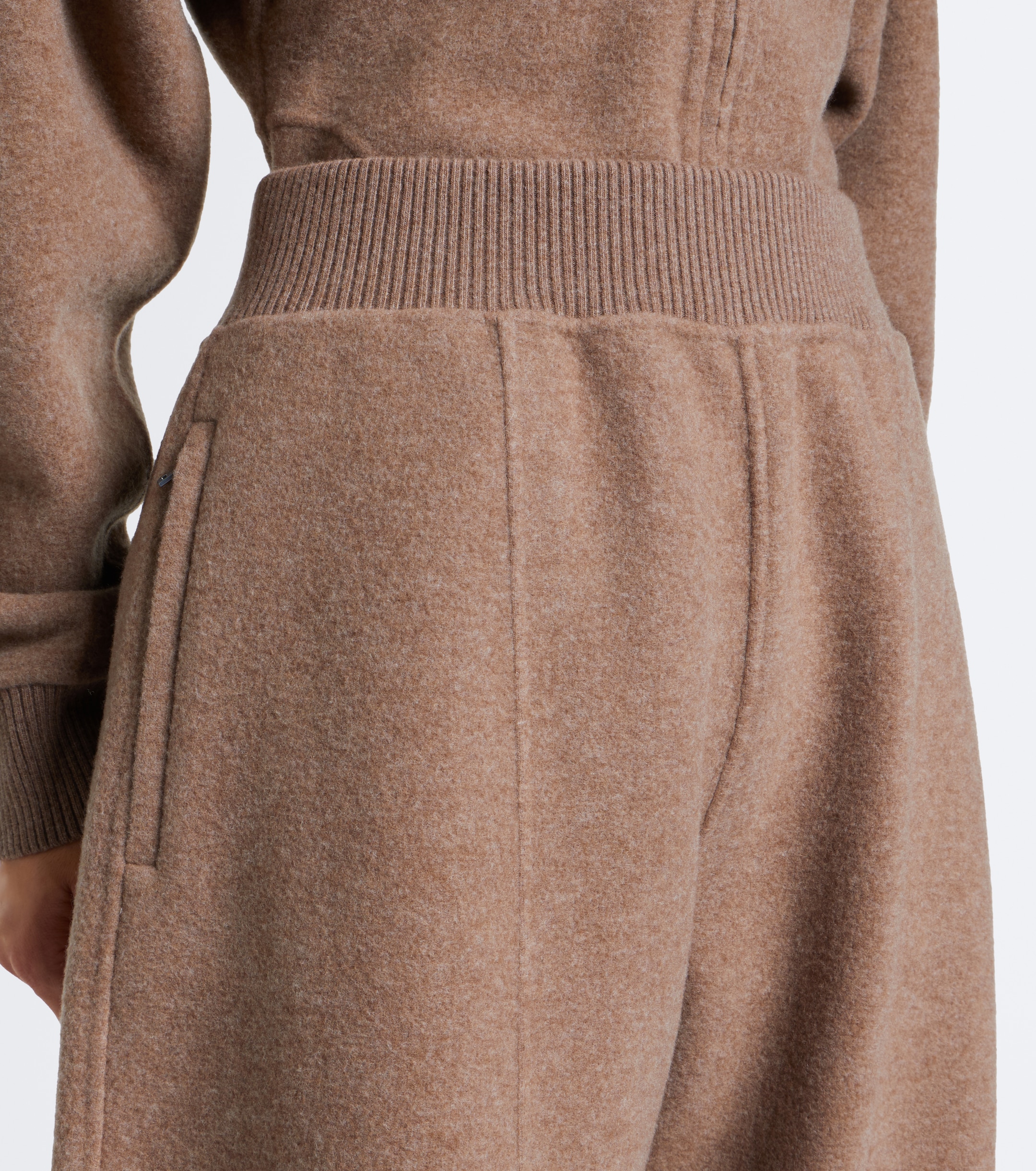 Max Mara Max Mara Wool and cashmere-blend barrel-leg pants