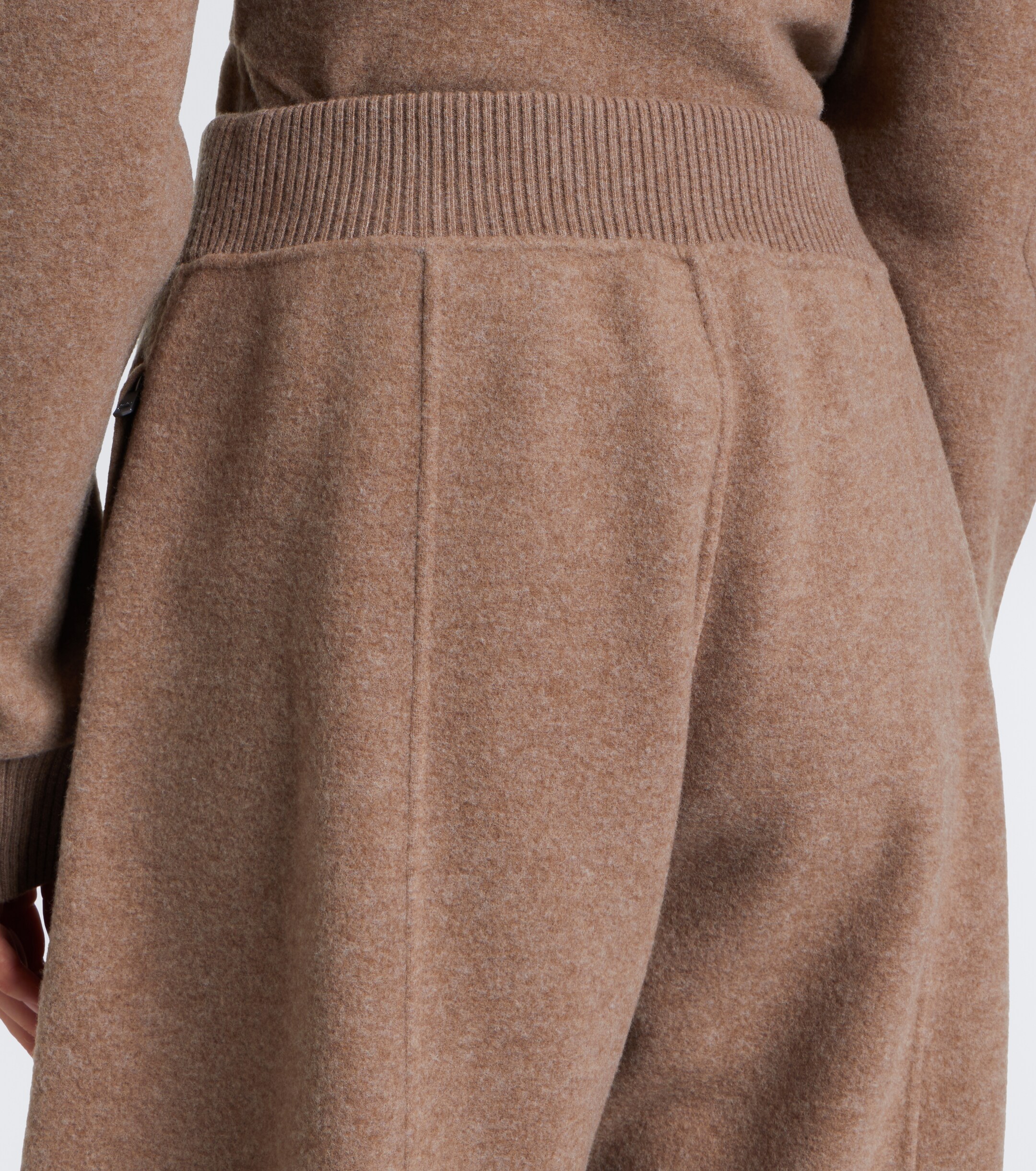 Max Mara Max Mara Wool and cashmere-blend barrel-leg pants