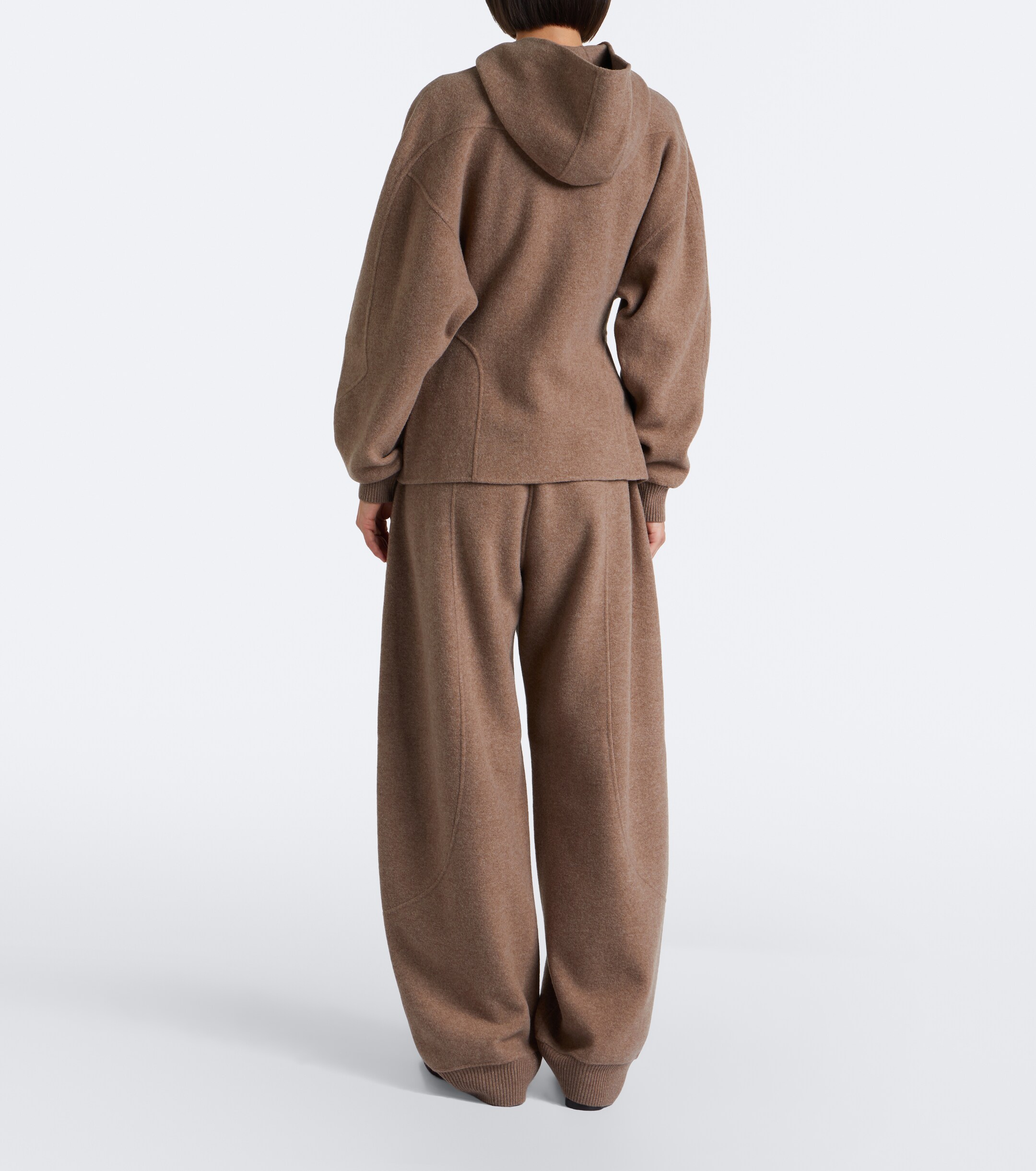 Max Mara Max Mara Wool and cashmere-blend barrel-leg pants