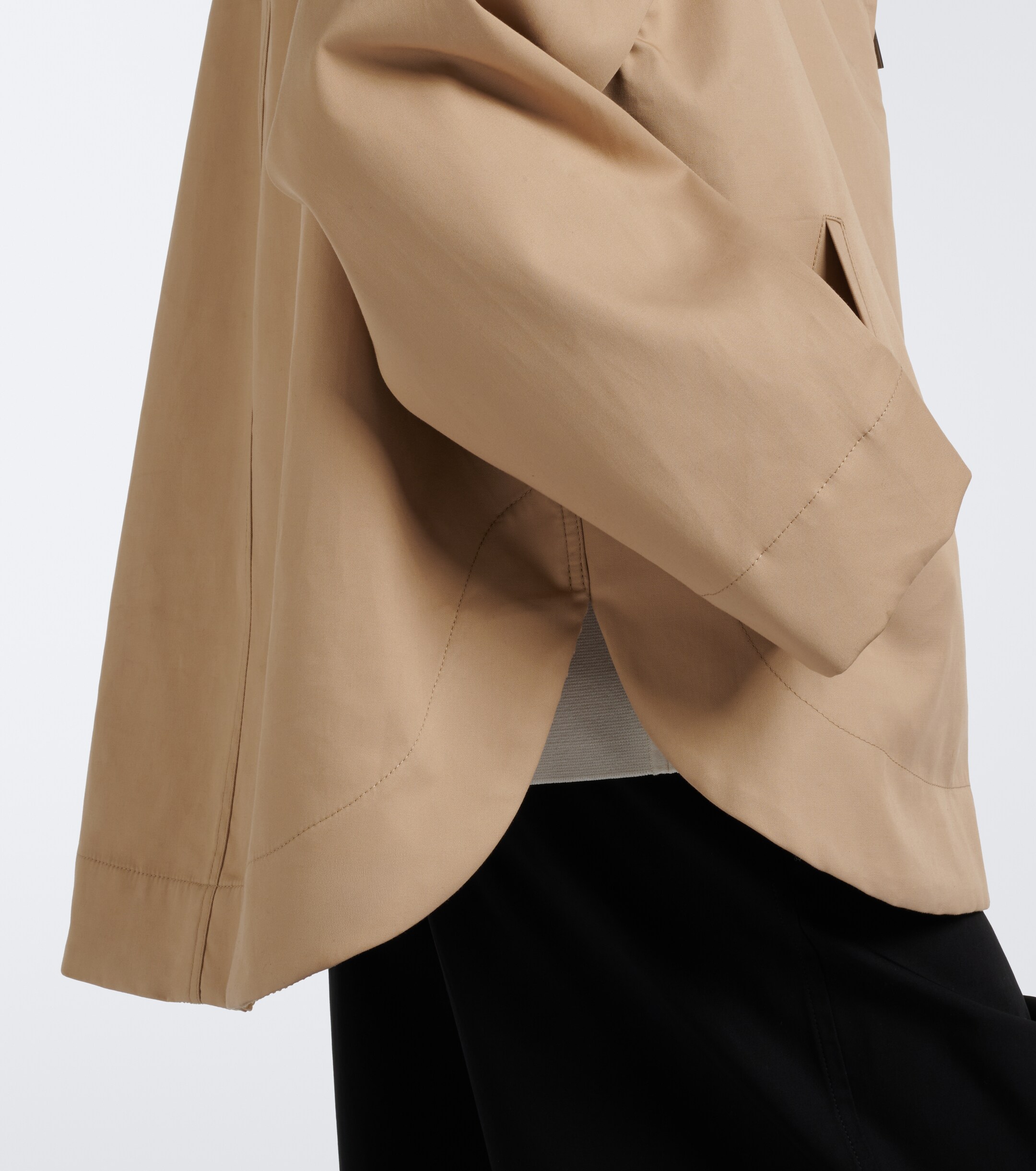 TOTEME Toteme Oversized corduroy-trimmed cotton jacket