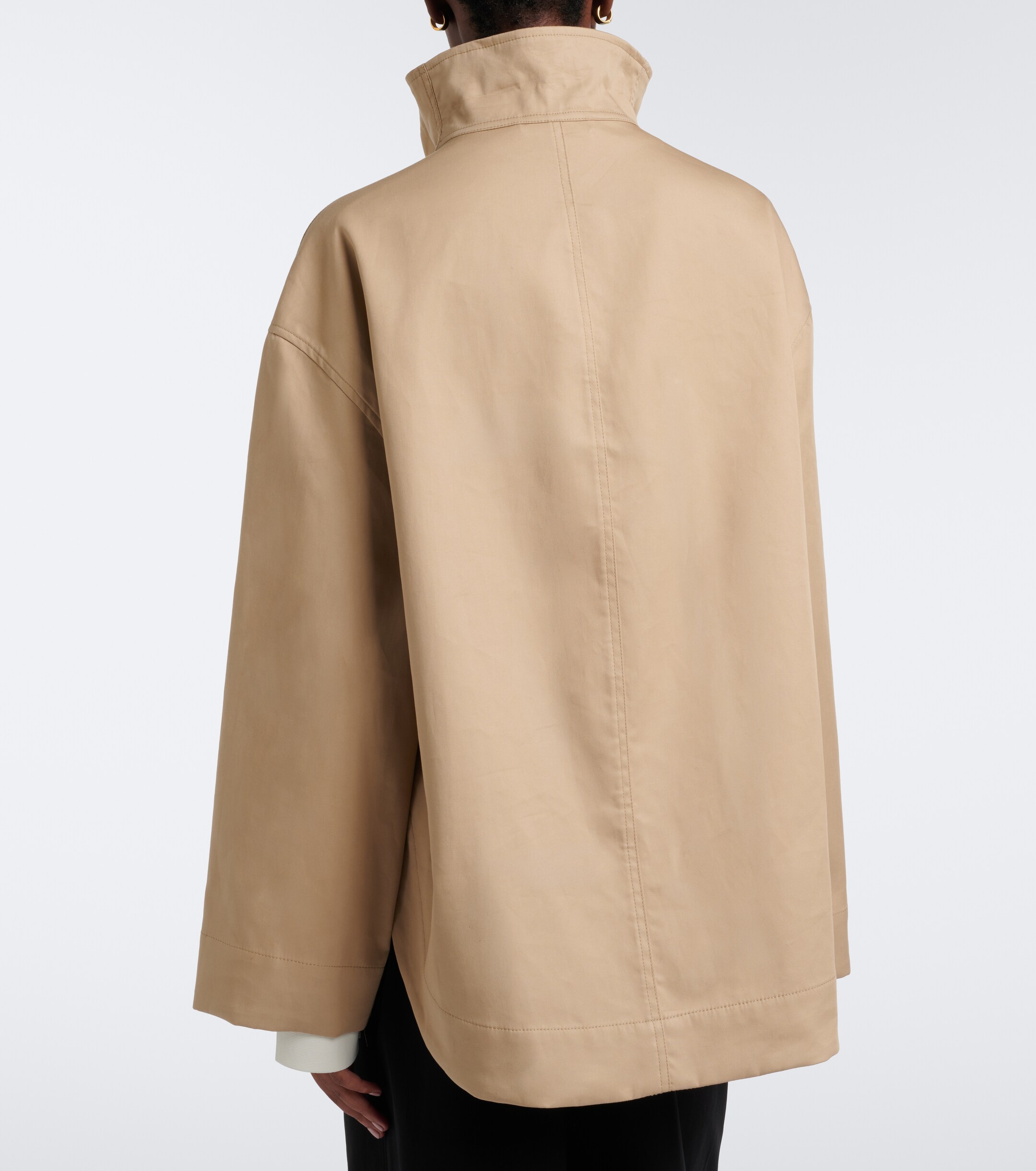 TOTEME Toteme Oversized corduroy-trimmed cotton jacket