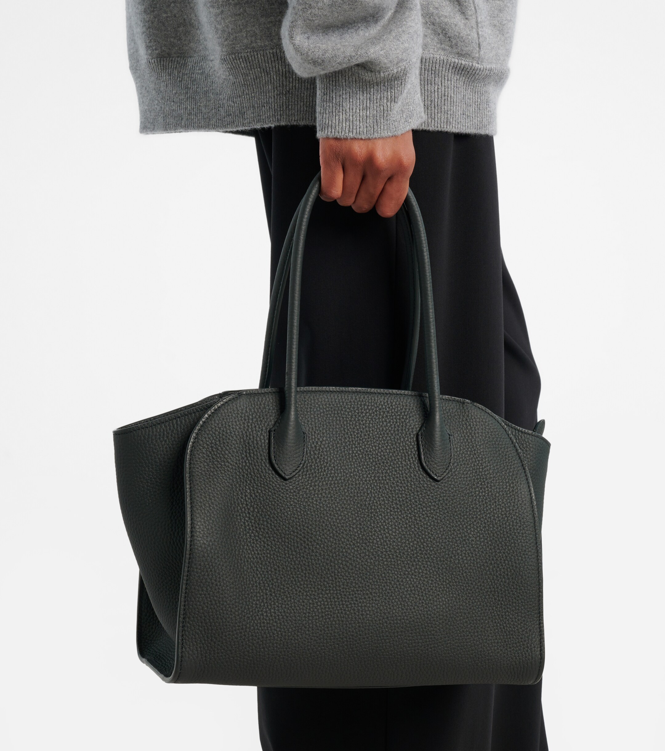 The Row The Row Marlo 12 leather tote bag