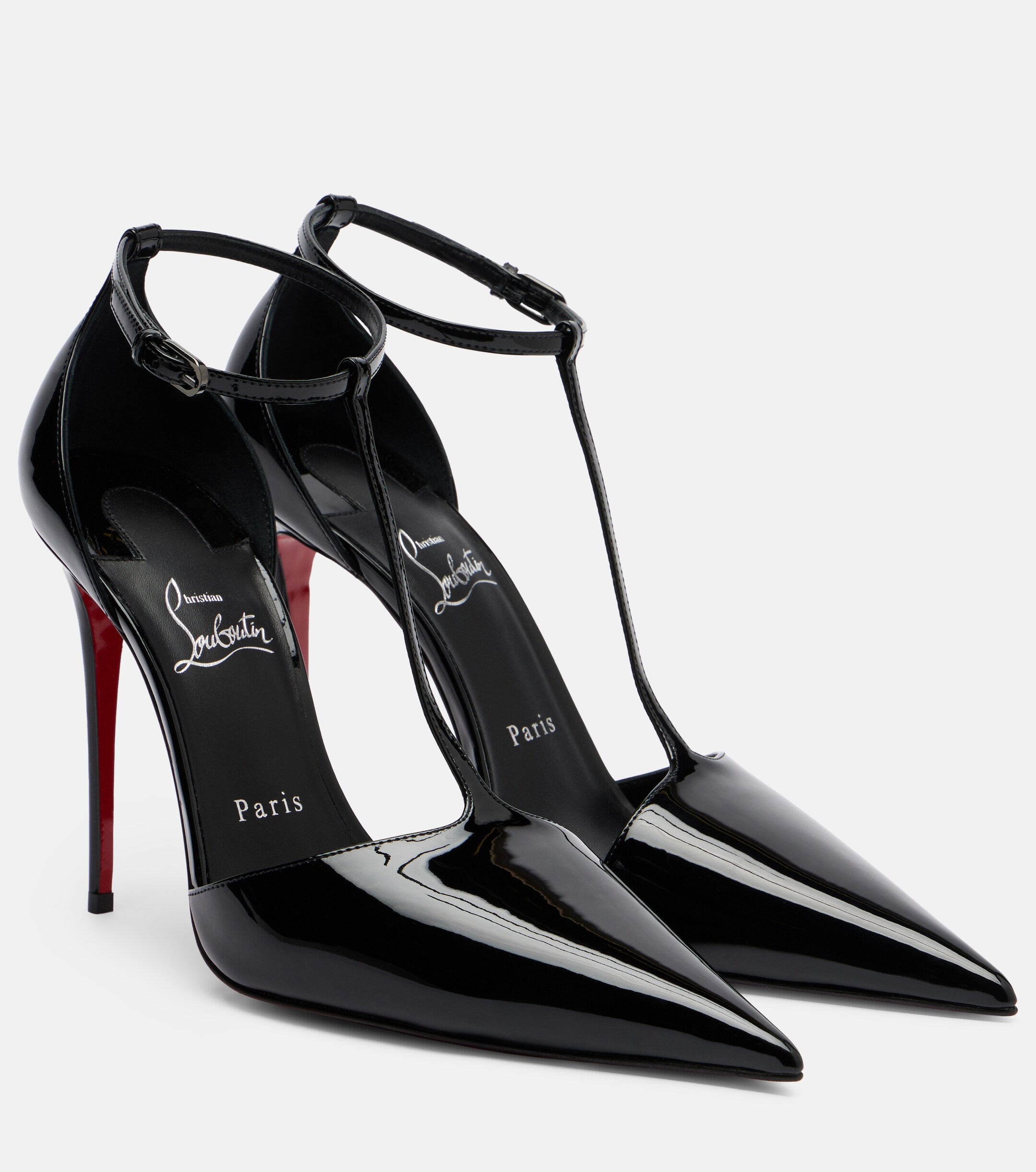 CHRISTIAN LOUBOUTIN Kate patent leather pumps