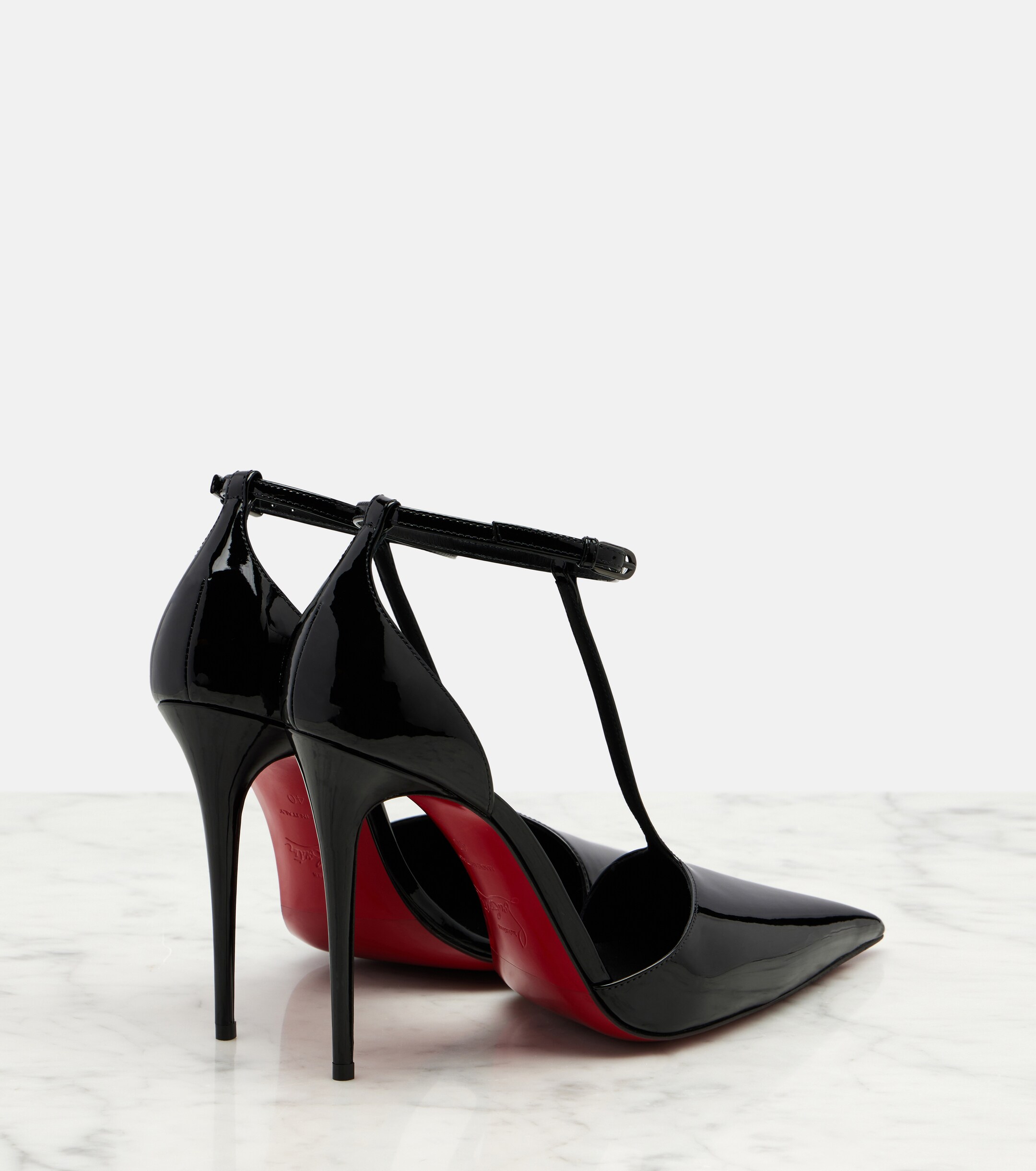 CHRISTIAN LOUBOUTIN Kate patent leather pumps
