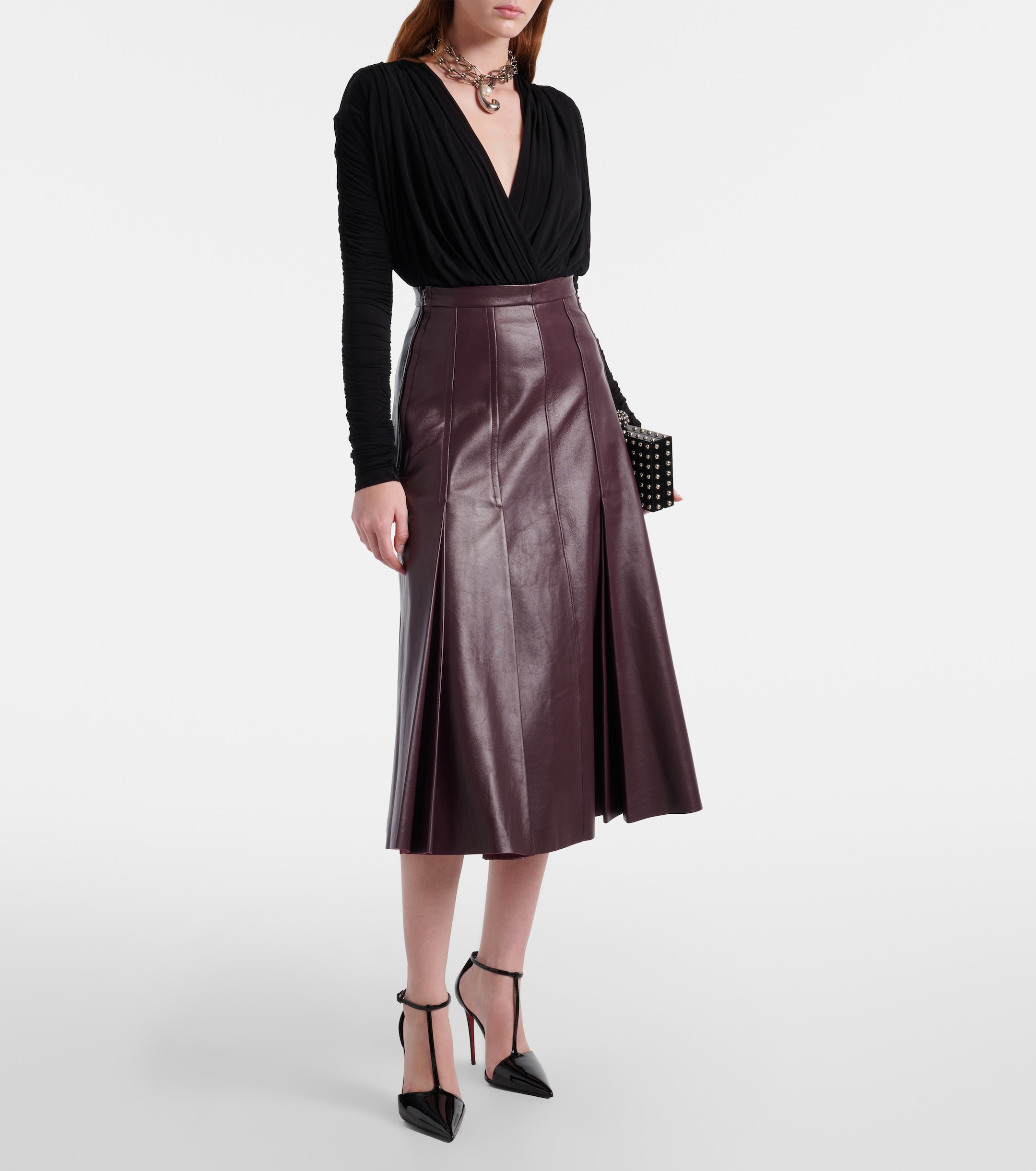 CHRISTIAN LOUBOUTIN Kate patent leather pumps