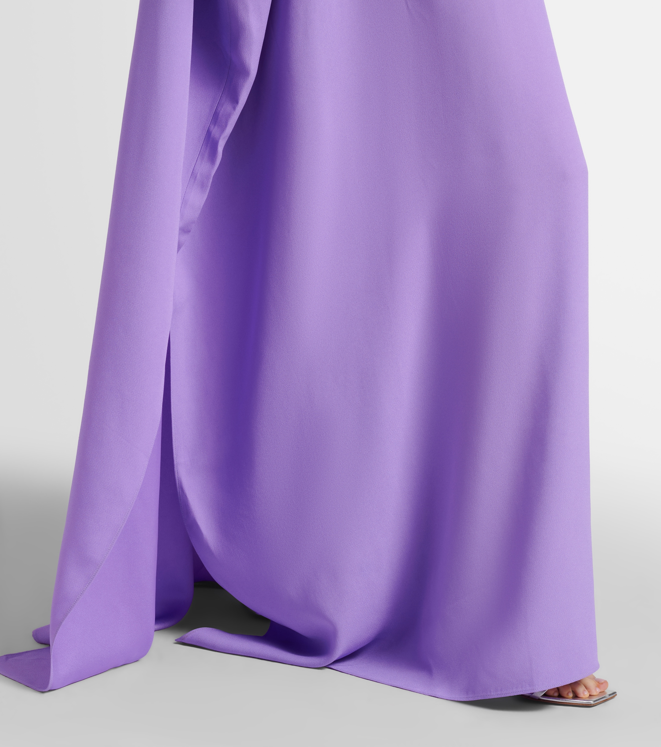 Taller Marmo Mila off-shoulder crêpe cady kaftan