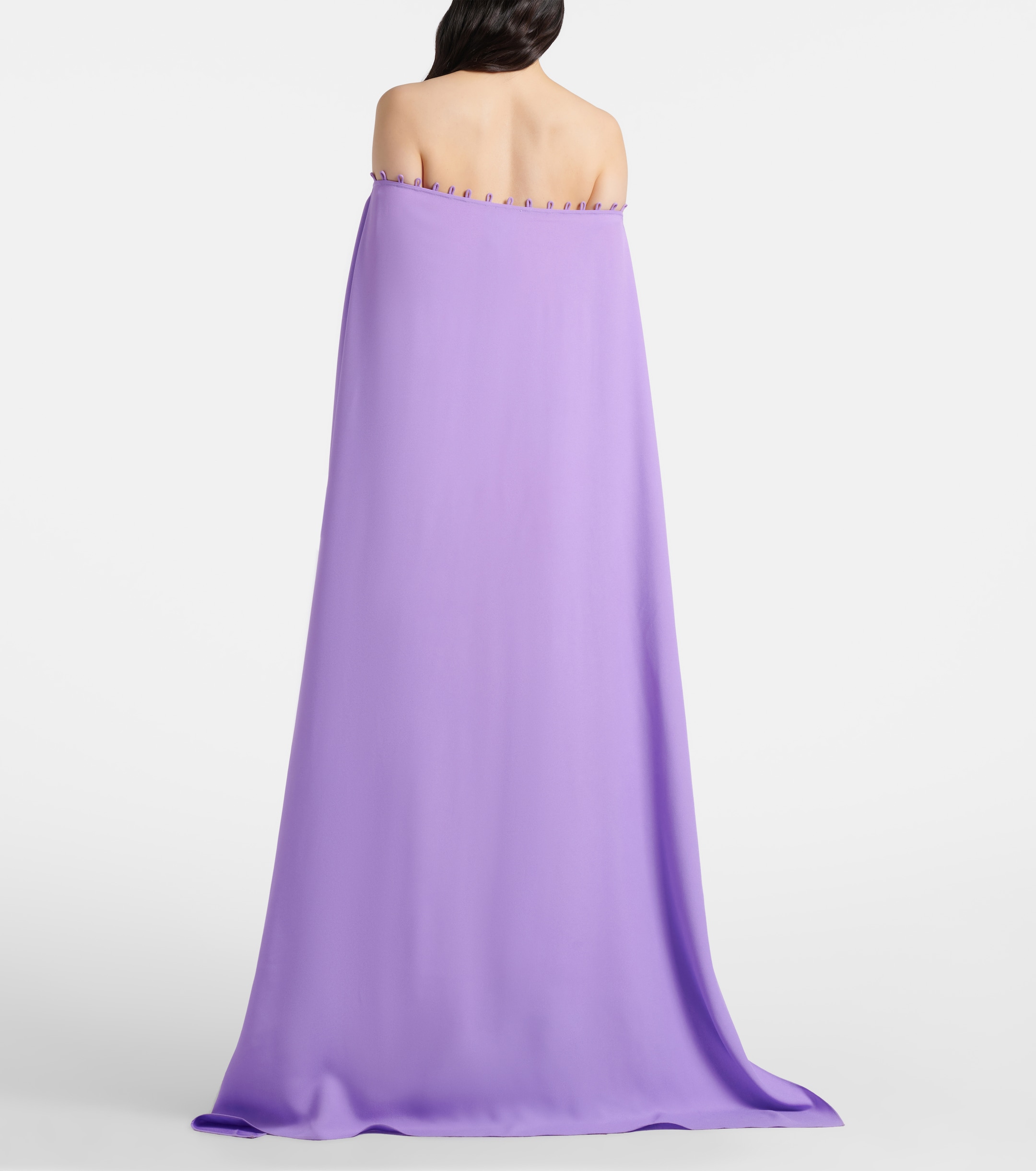 Taller Marmo Mila off-shoulder crêpe cady kaftan