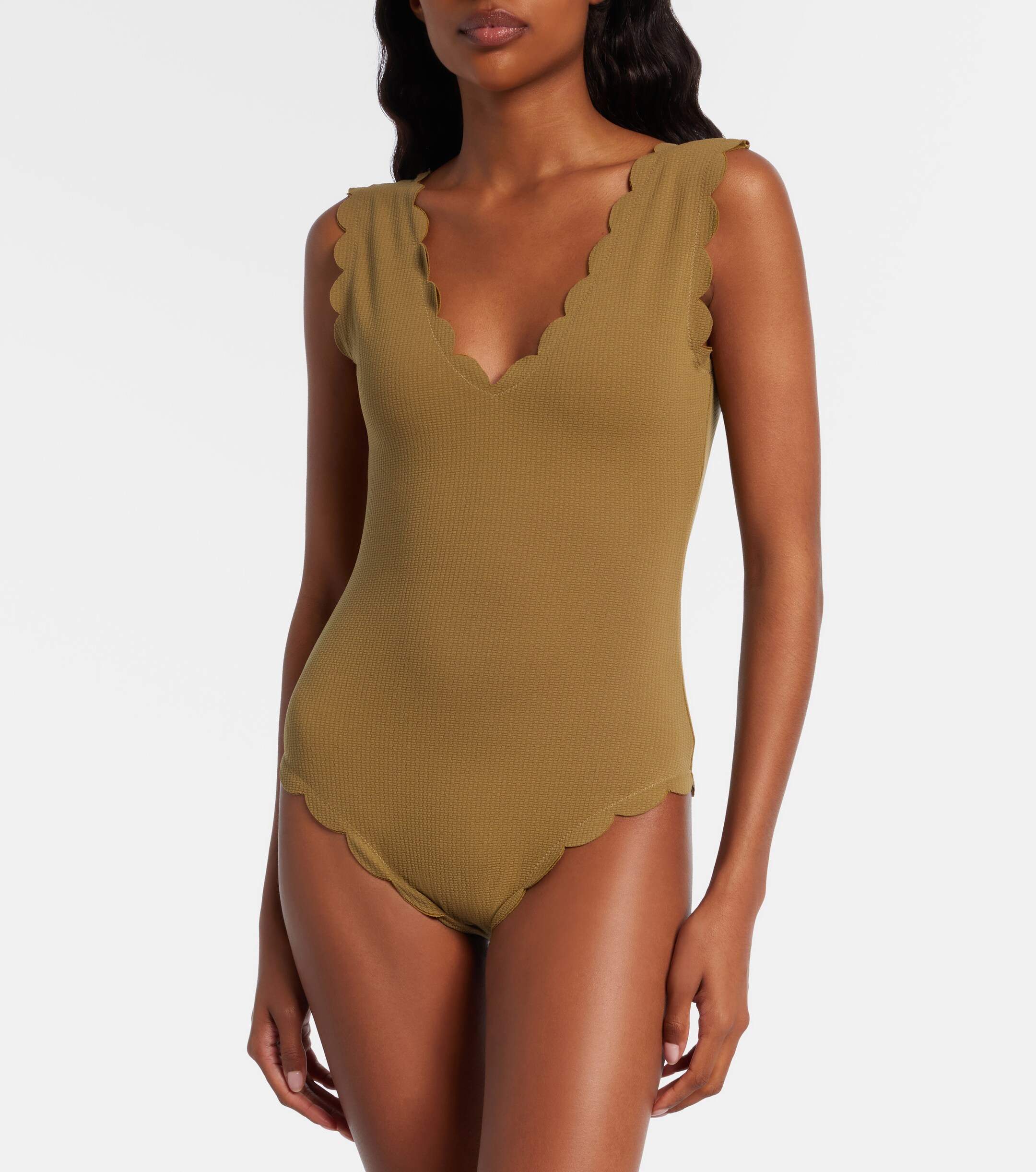 Marysia Marysia Charleston scalloped swimsuit