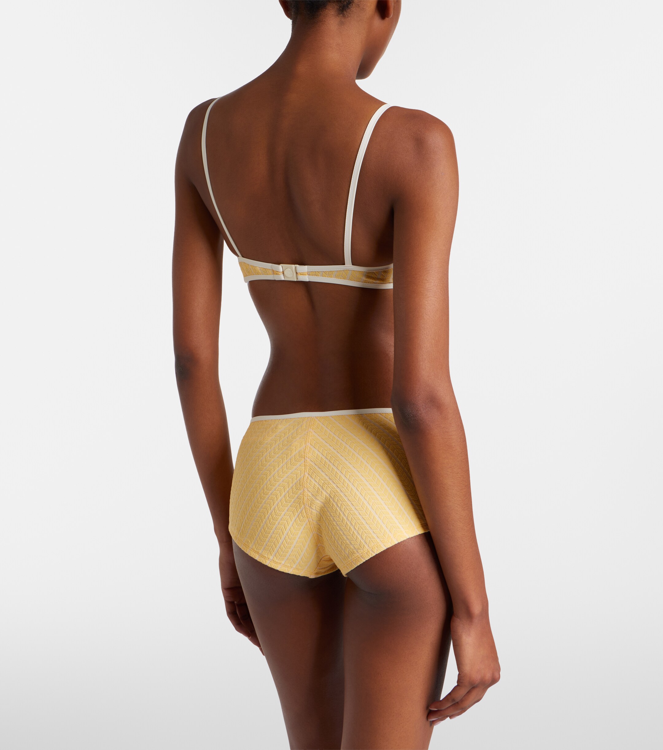 Eres Eres Coconut striped bikini top