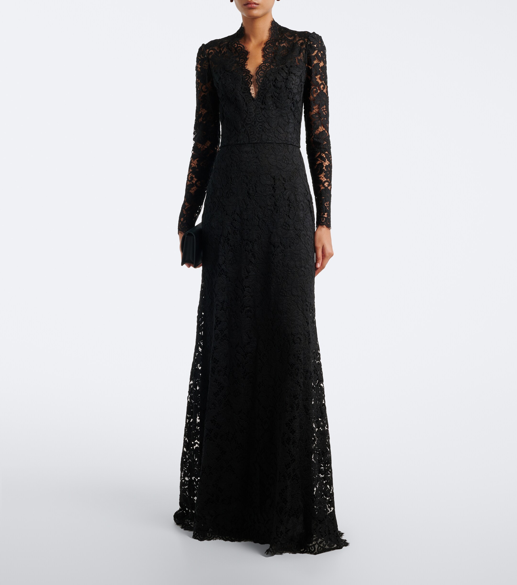 Monique Lhuillier Monique Lhuillier Lace cotton-blend bustier gown