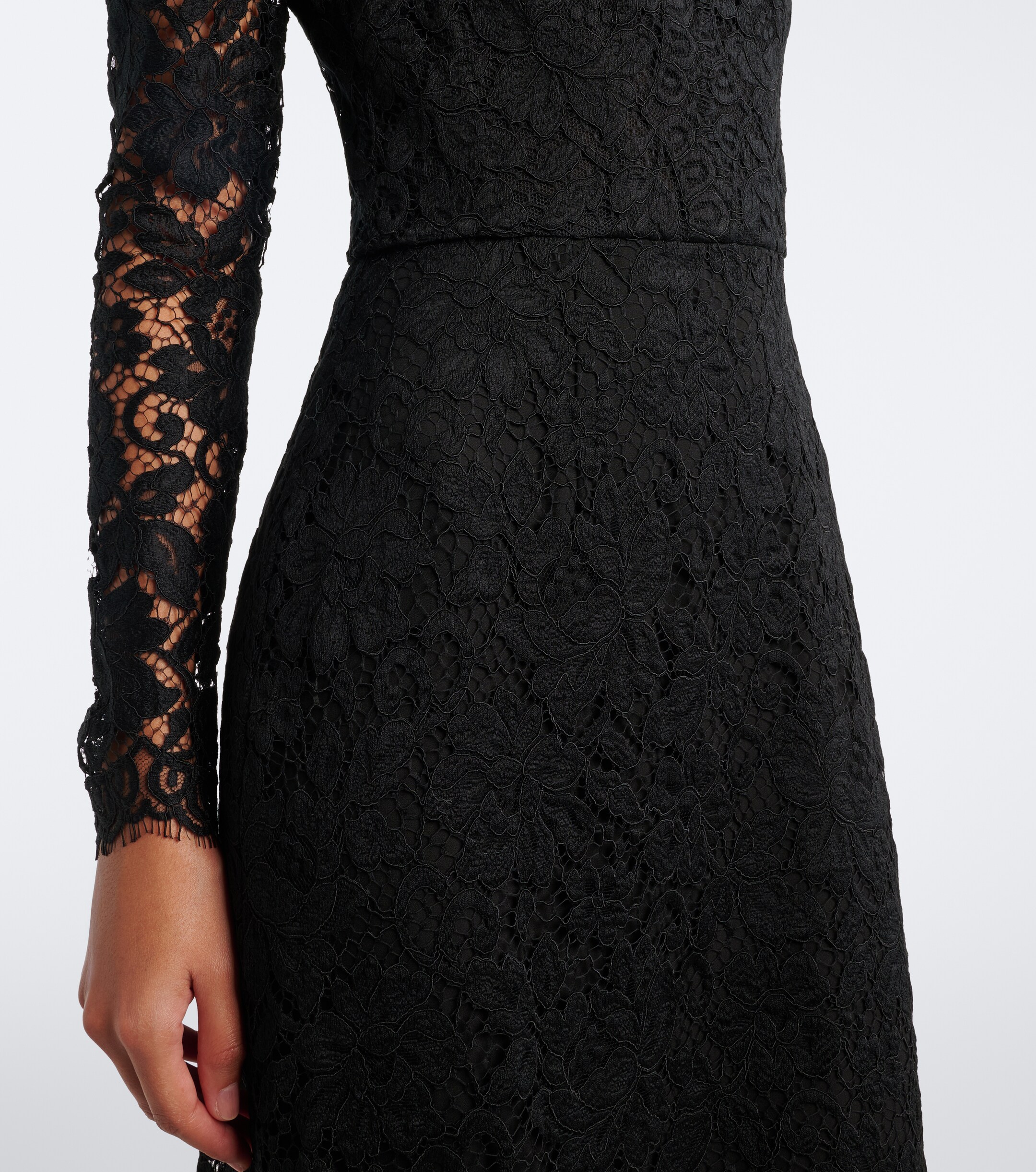 Monique Lhuillier Monique Lhuillier Lace cotton-blend bustier gown