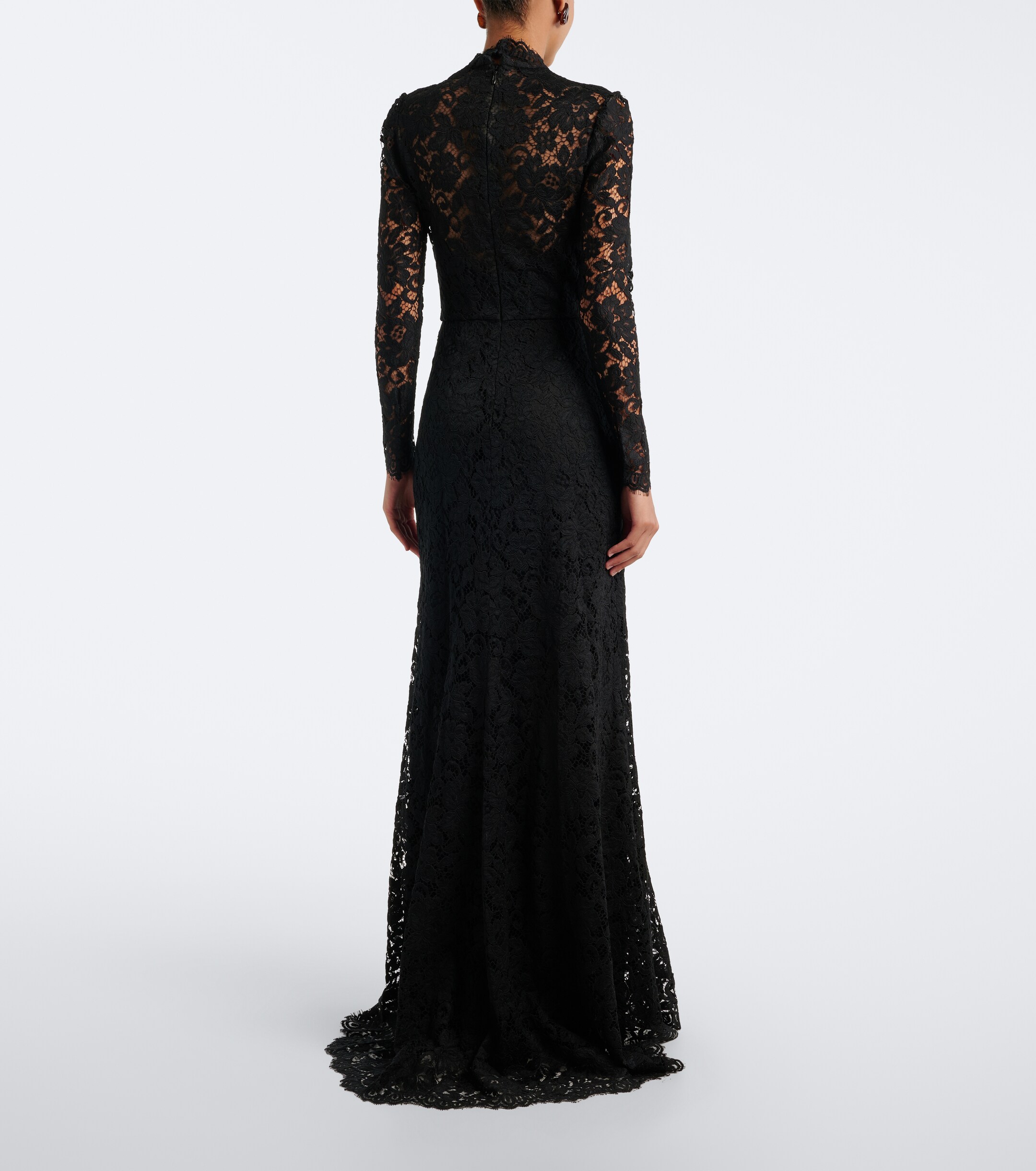 Monique Lhuillier Monique Lhuillier Lace cotton-blend bustier gown