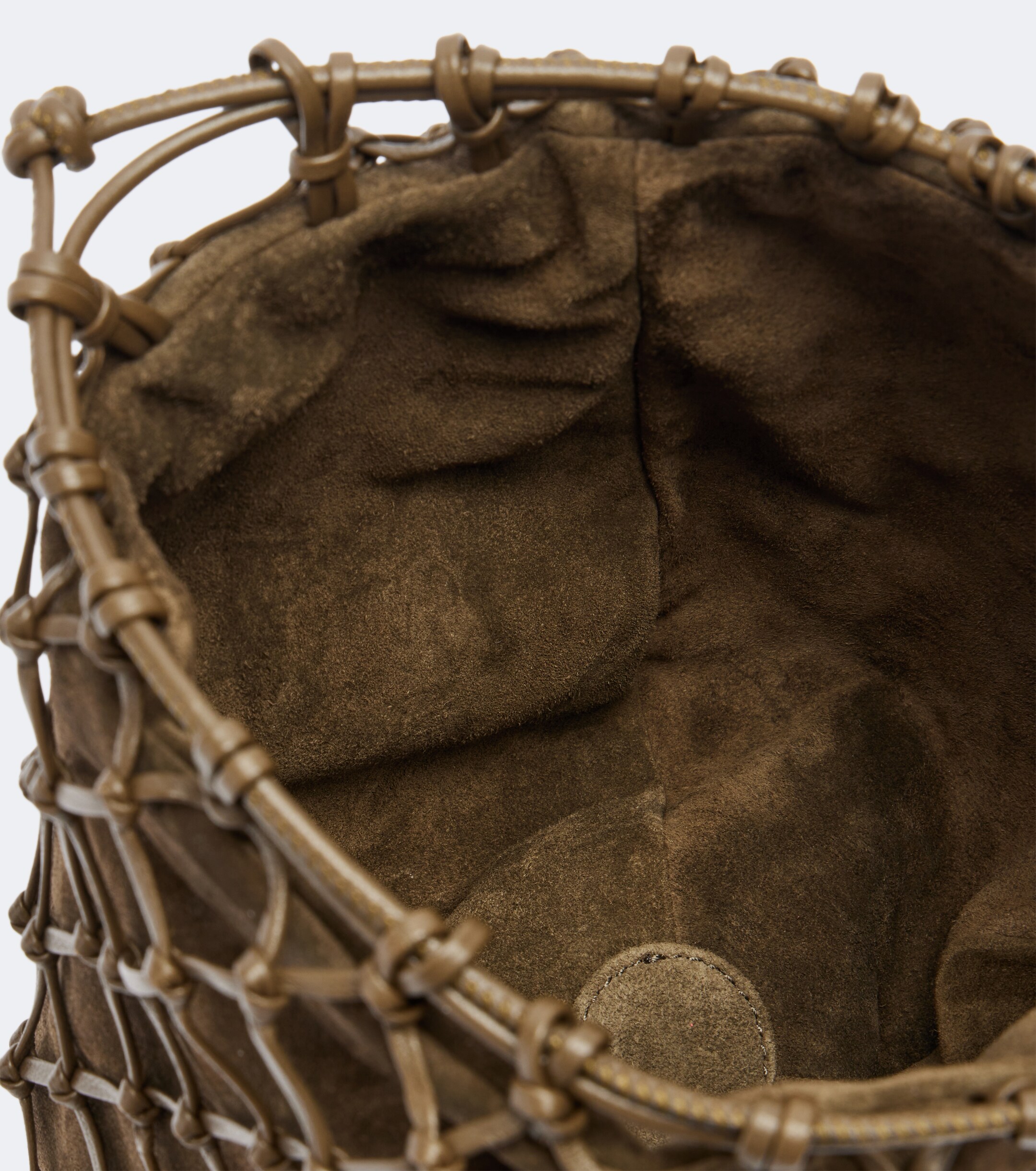 Savette Macramé Small leather pouch thumbnail