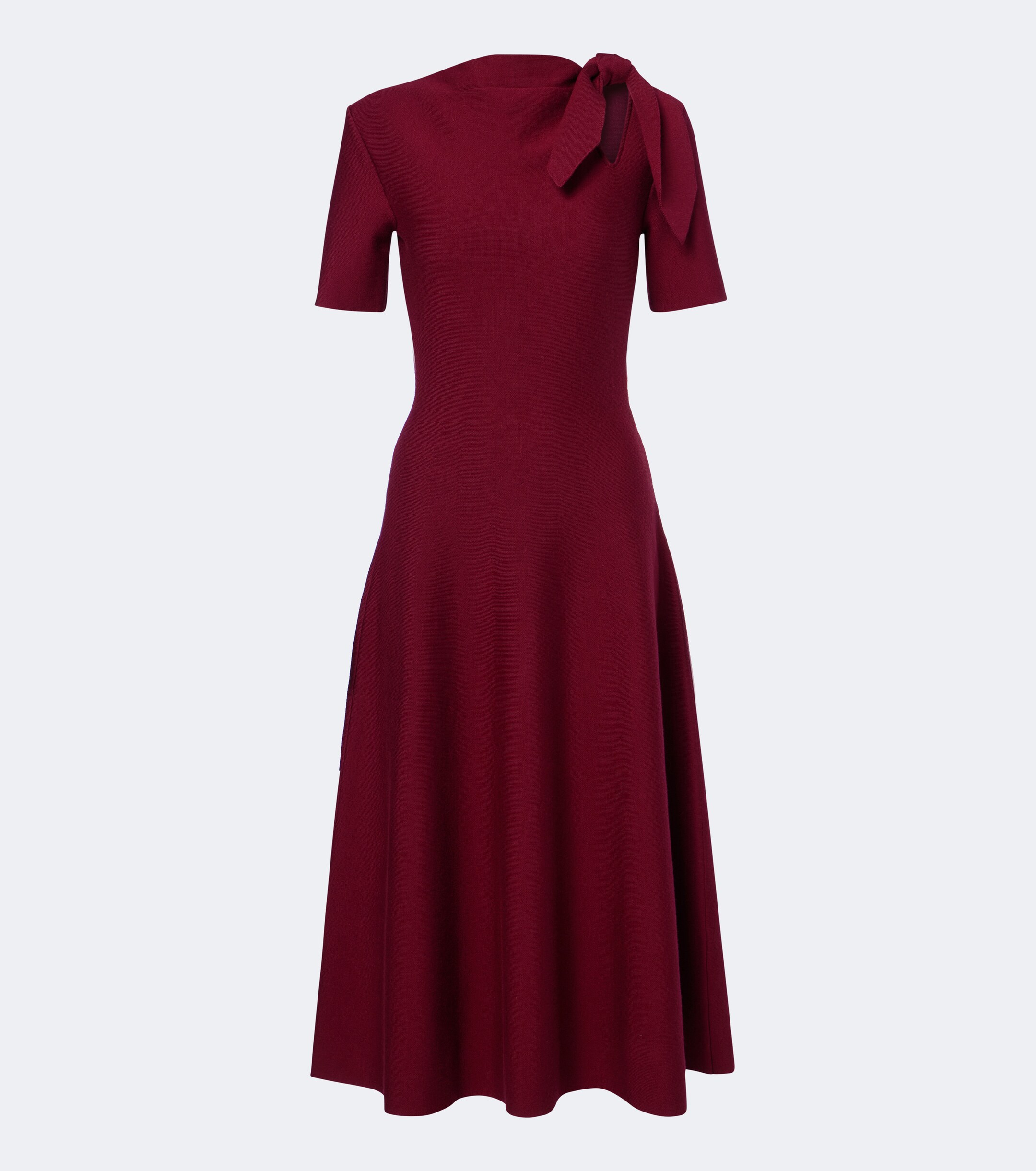 Oscar de la Renta Oscar de la Renta Cutout wool-blend midi dress