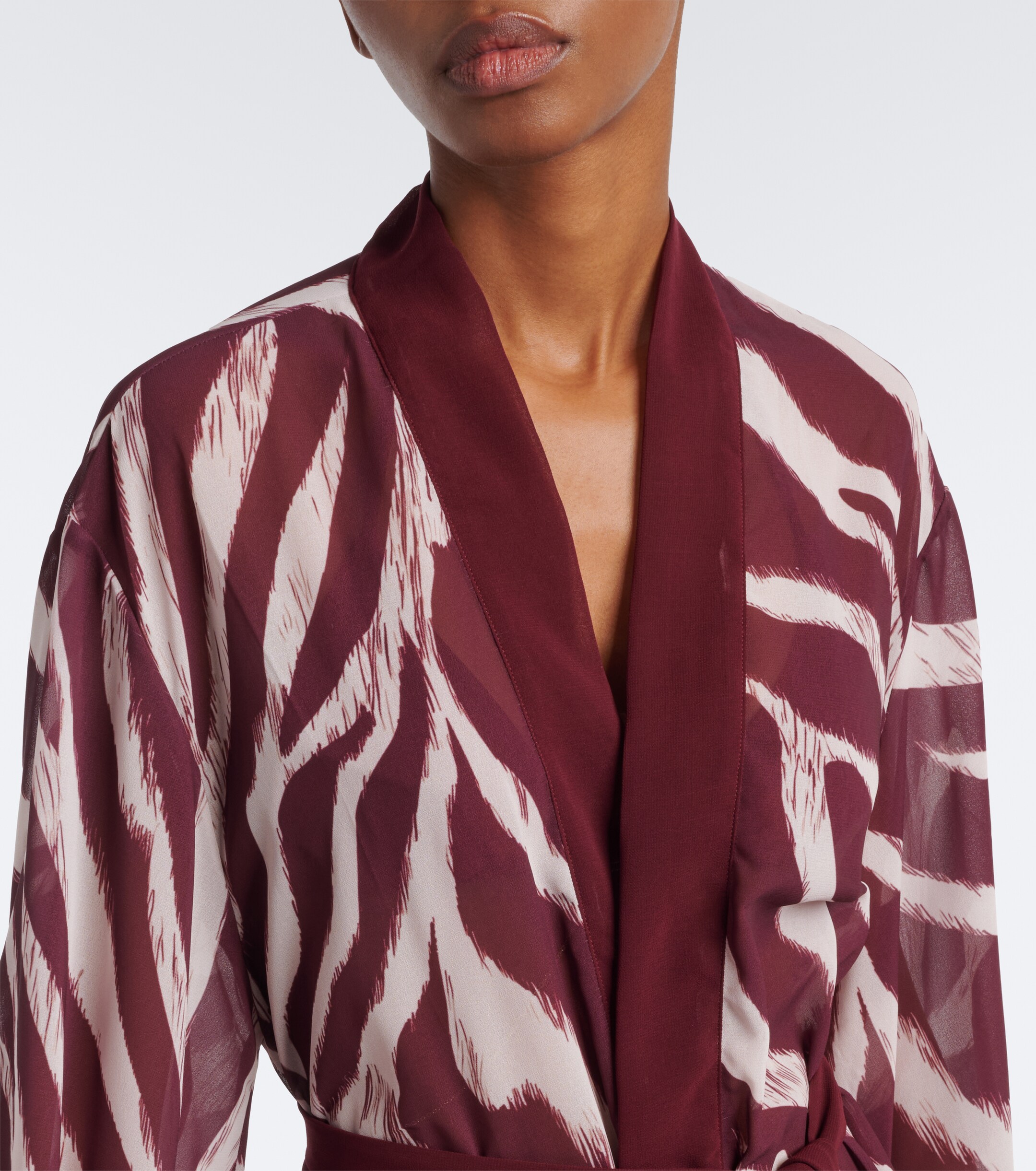 Bananhot Bananhot Jim zebra-print beach cover-up
