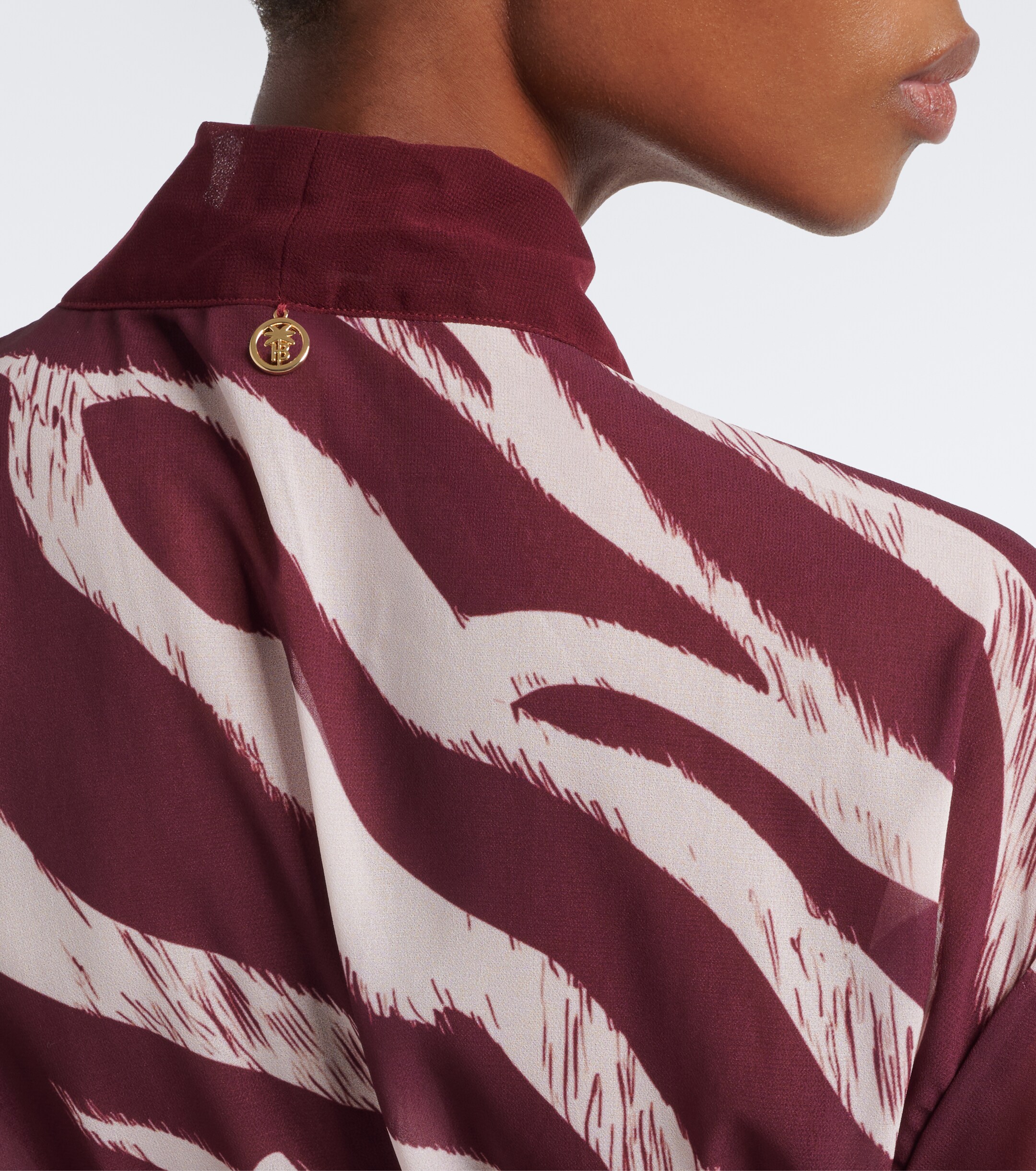 Bananhot Bananhot Jim zebra-print beach cover-up