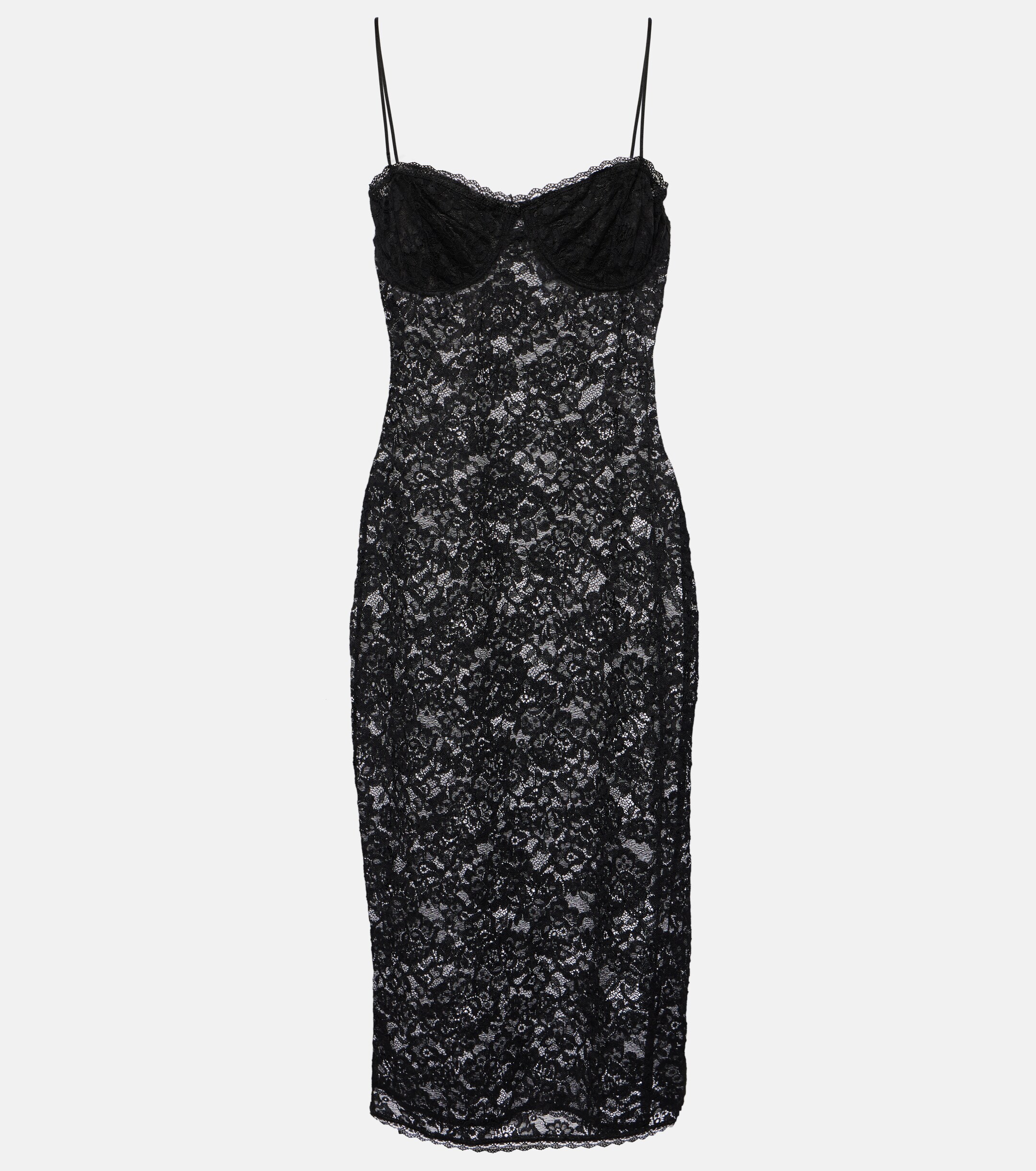 Oséree O-Lover floral lace midi dress