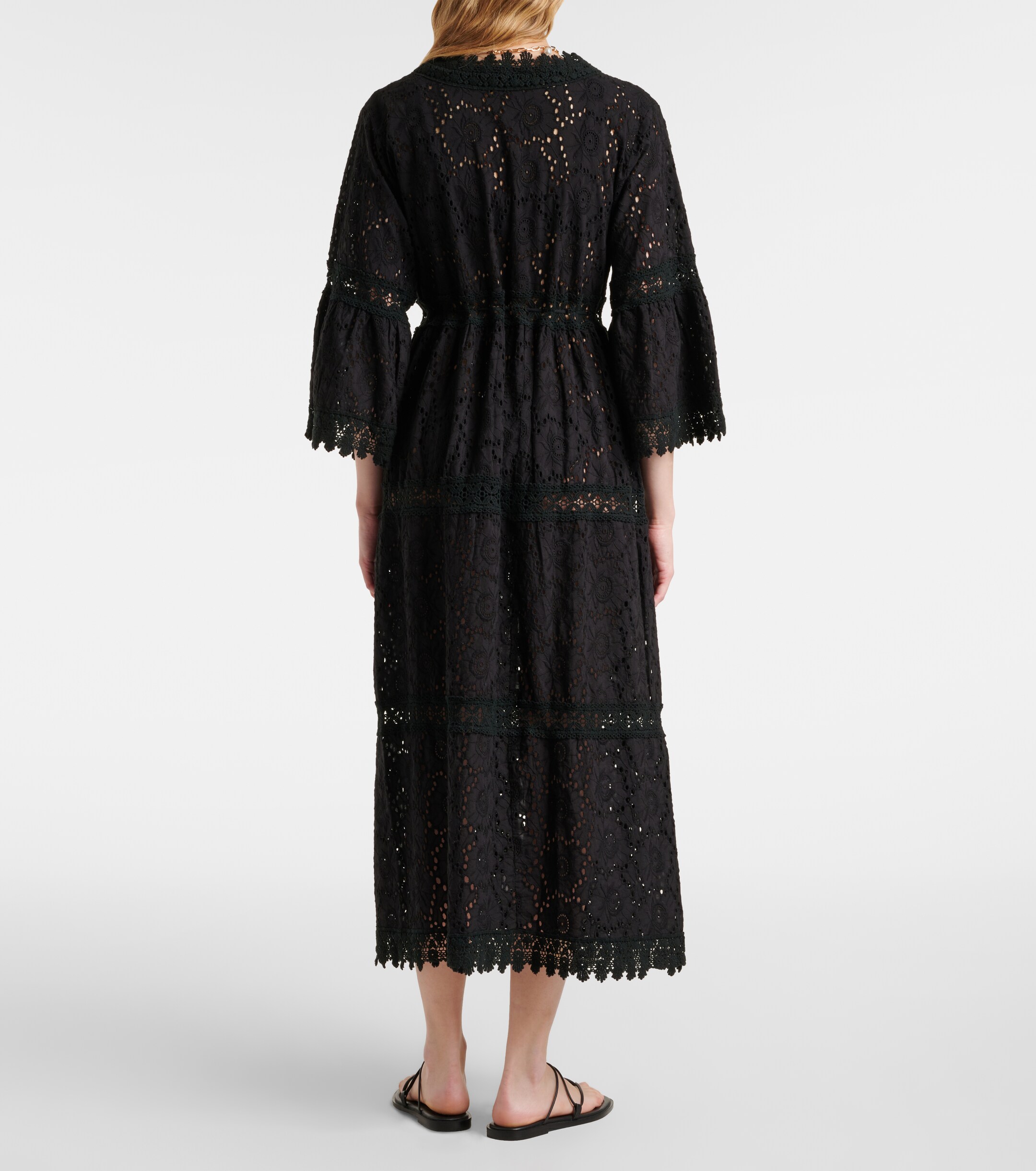 Melissa Odabash Melissa Odabash Robbie cotton lace kaftan