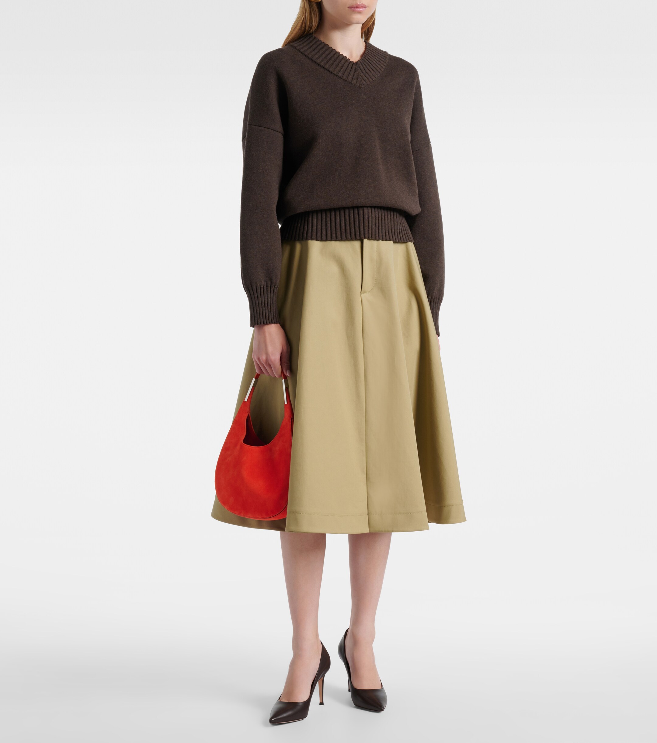Savette Florence Small suede shoulder bag thumbnail