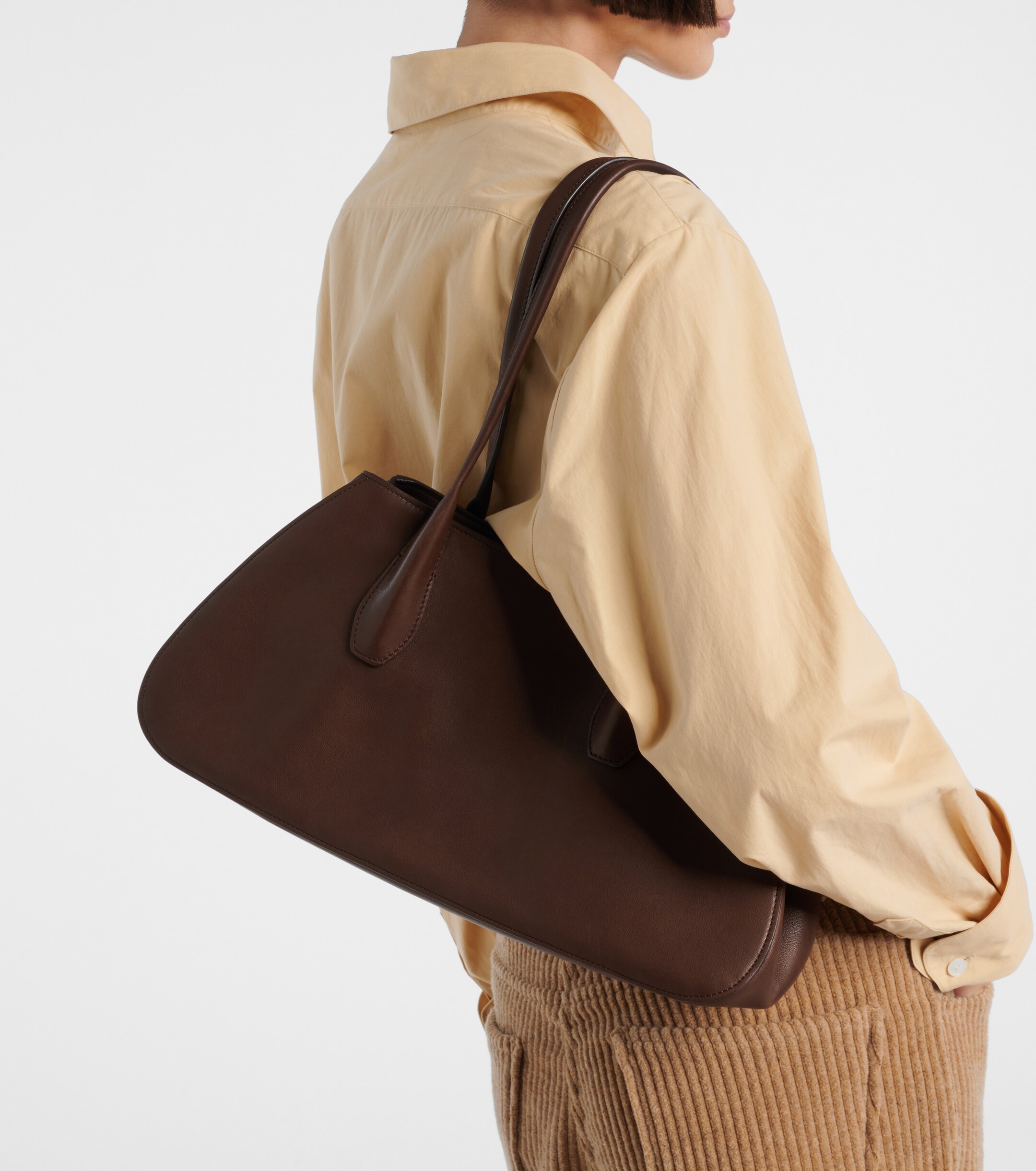 The Row Alger Medium leather shoulder bag