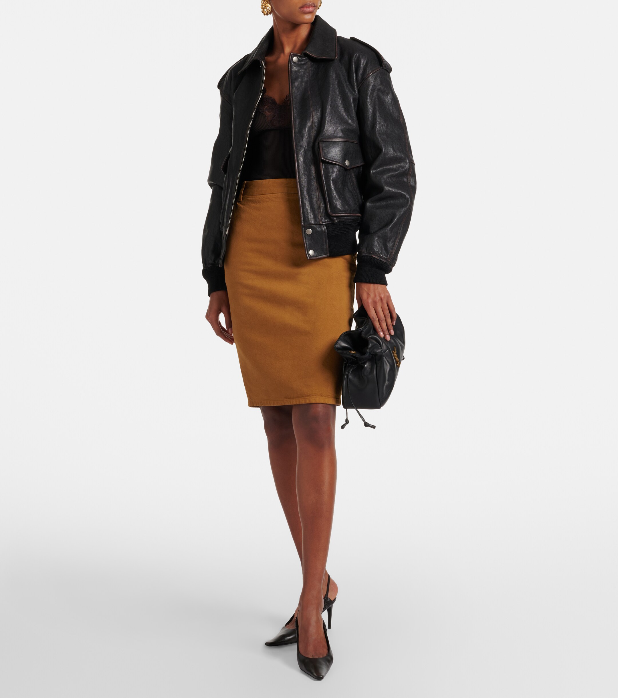 Saint Laurent Jamie Small leather shoulder bag