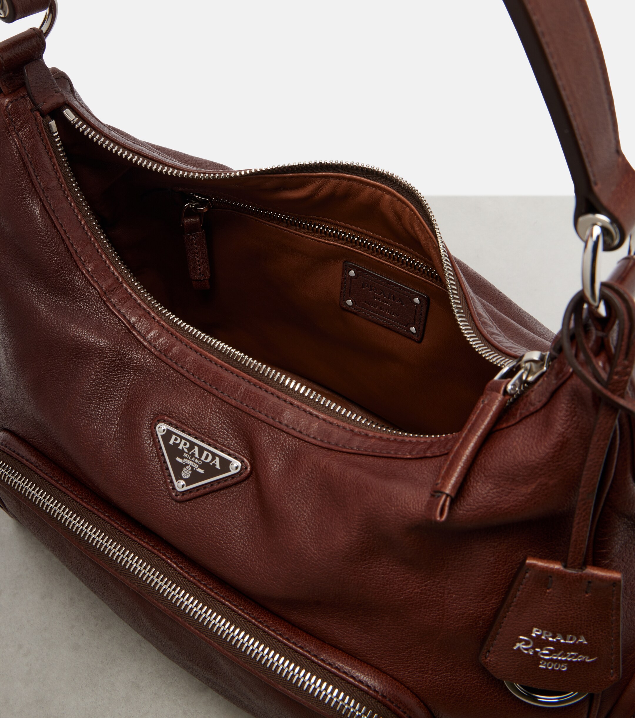 Prada Medium leather shoulder bag