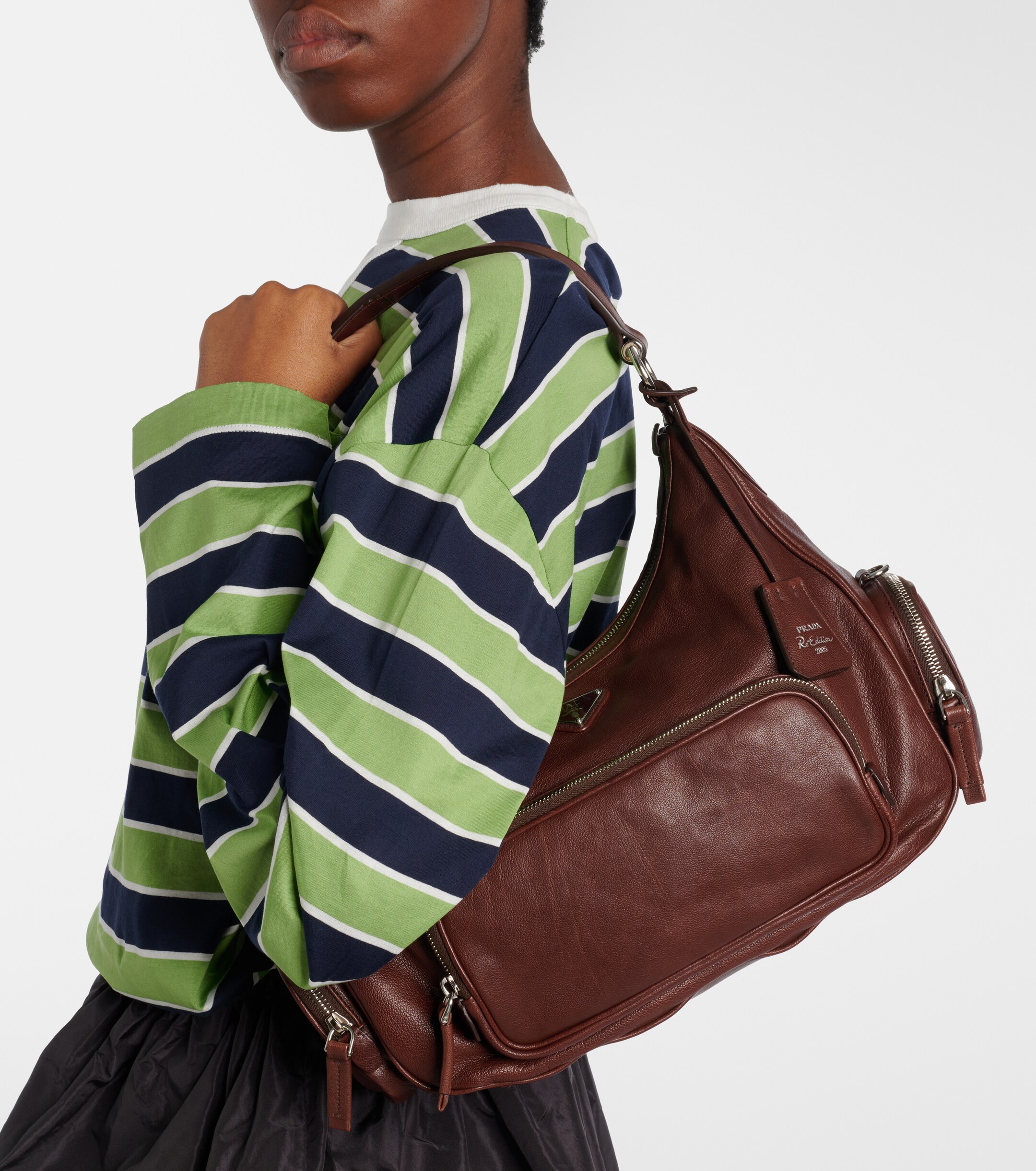 Prada Medium leather shoulder bag