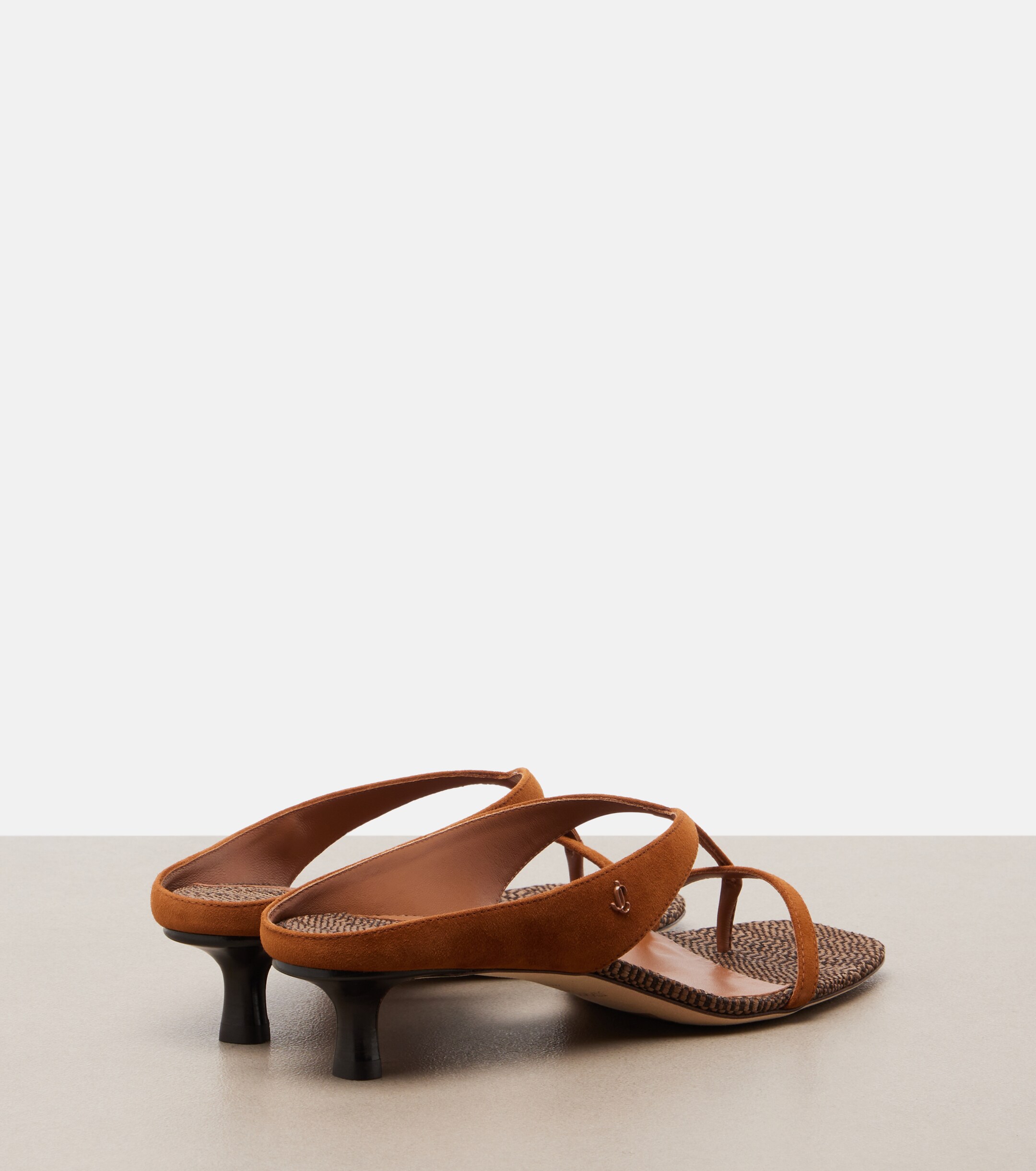 JIMMY CHOO Jimmy Choo Emeri suede thong sandals