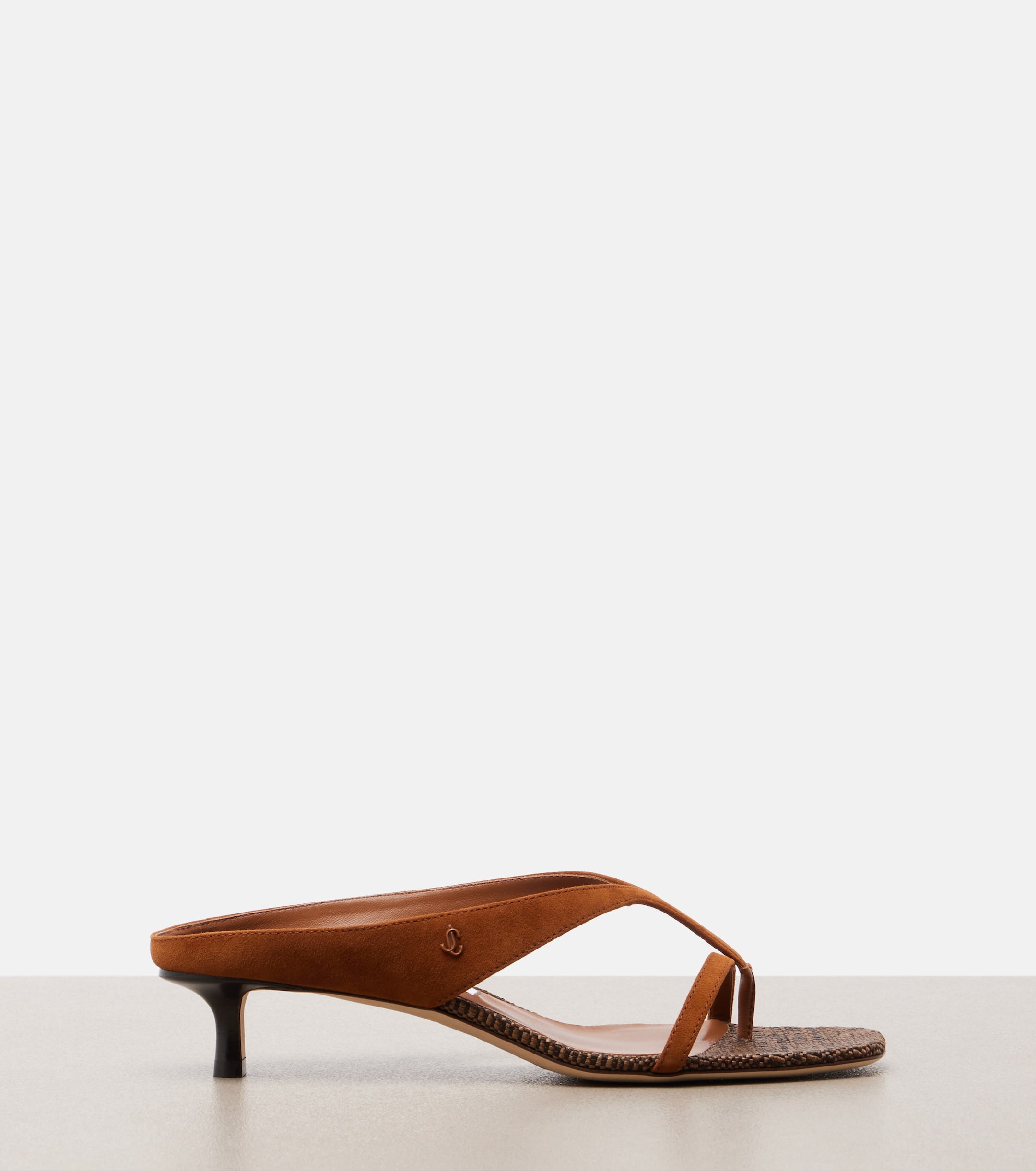 JIMMY CHOO Jimmy Choo Emeri suede thong sandals