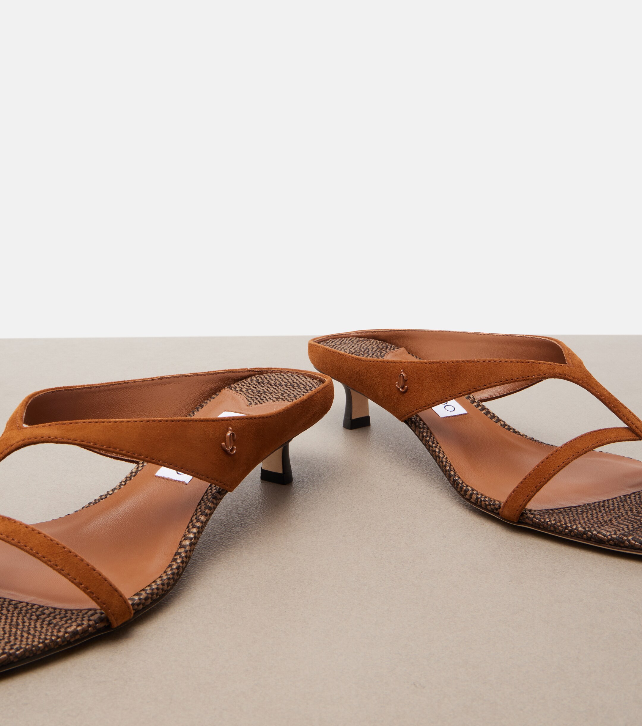 JIMMY CHOO Jimmy Choo Emeri suede thong sandals