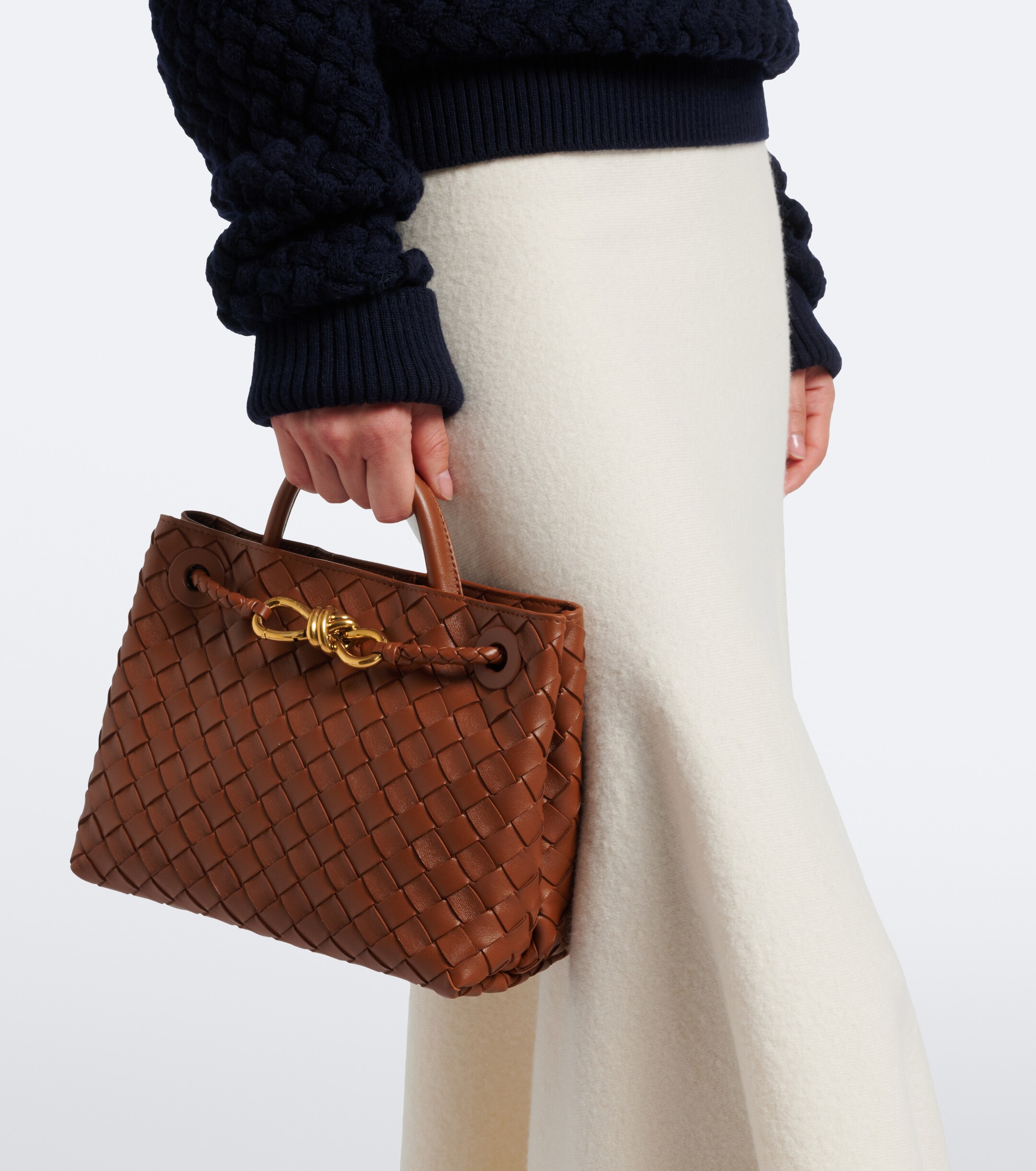 Bottega Veneta Andiamo Small leather top-handle bag