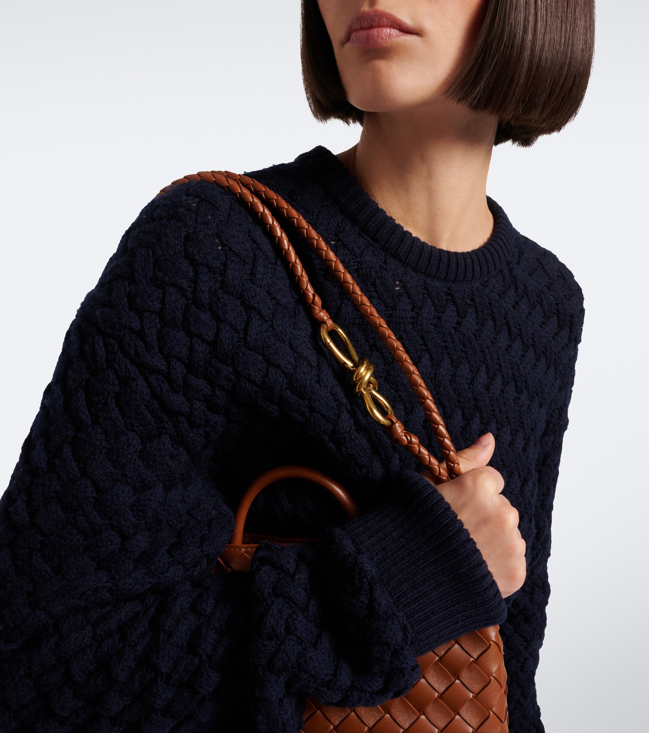 Bottega Veneta Andiamo Small leather top-handle bag