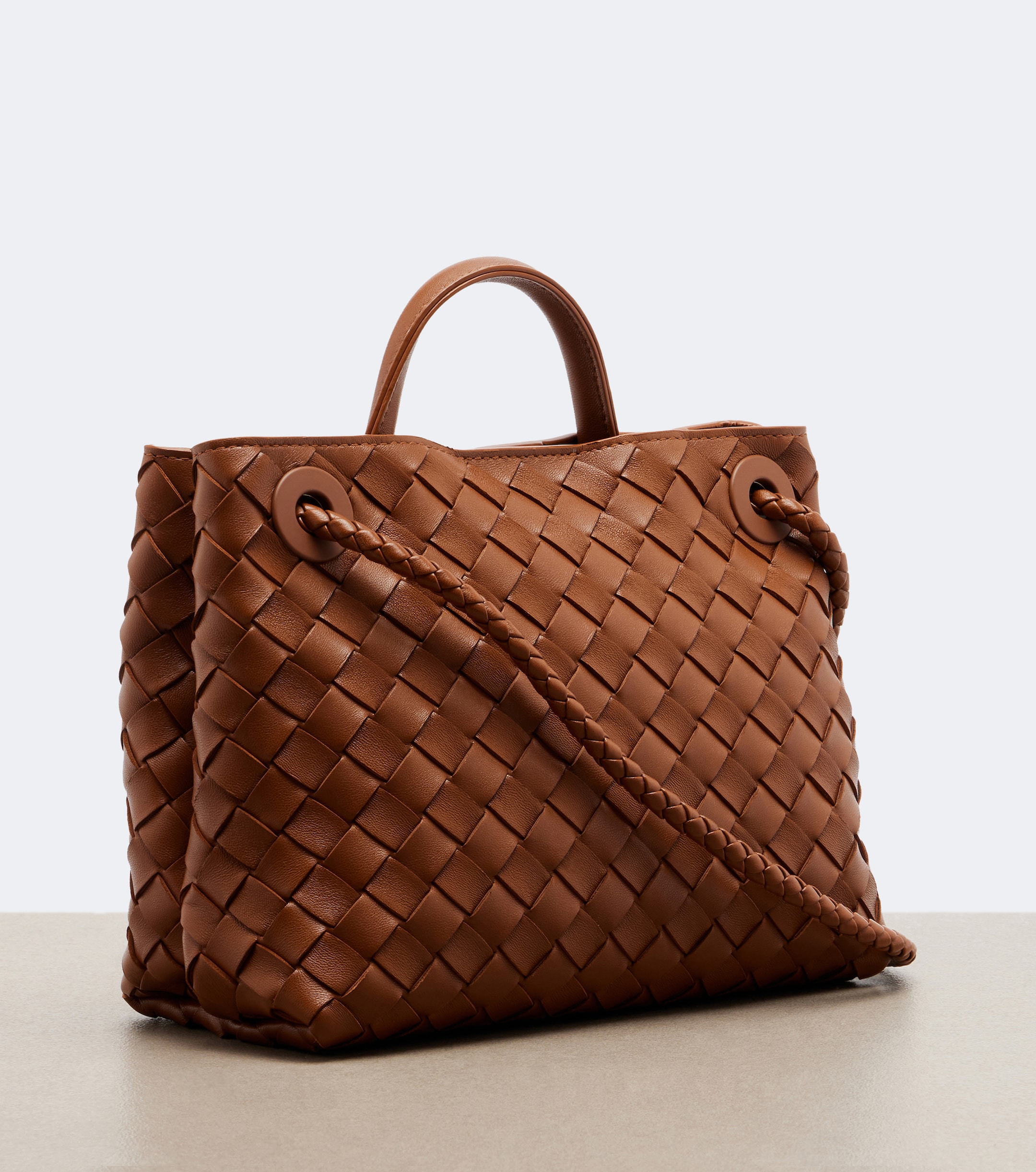 Bottega Veneta Andiamo Small leather top-handle bag