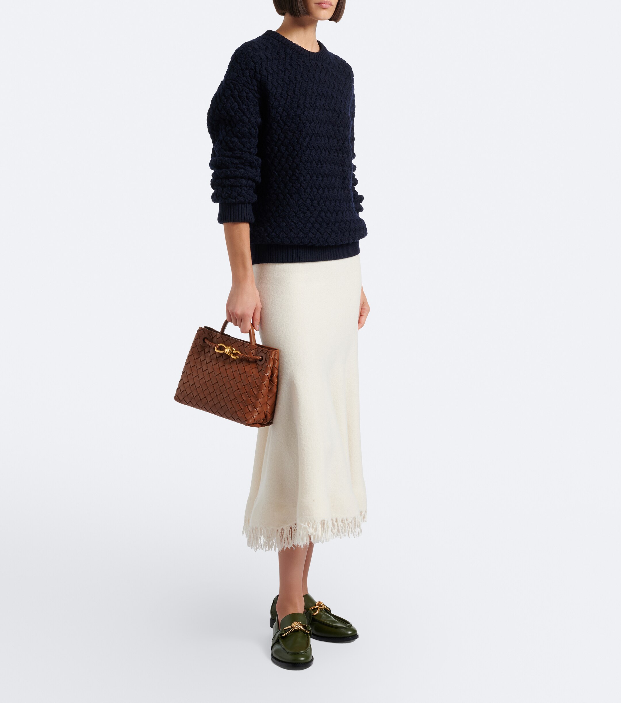 Bottega Veneta Andiamo Small leather top-handle bag