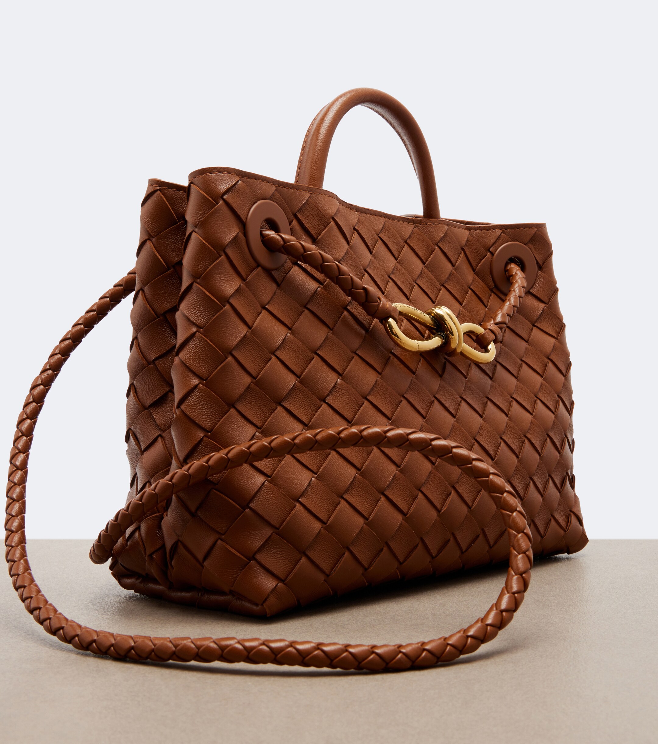 Bottega Veneta Andiamo Small leather top-handle bag