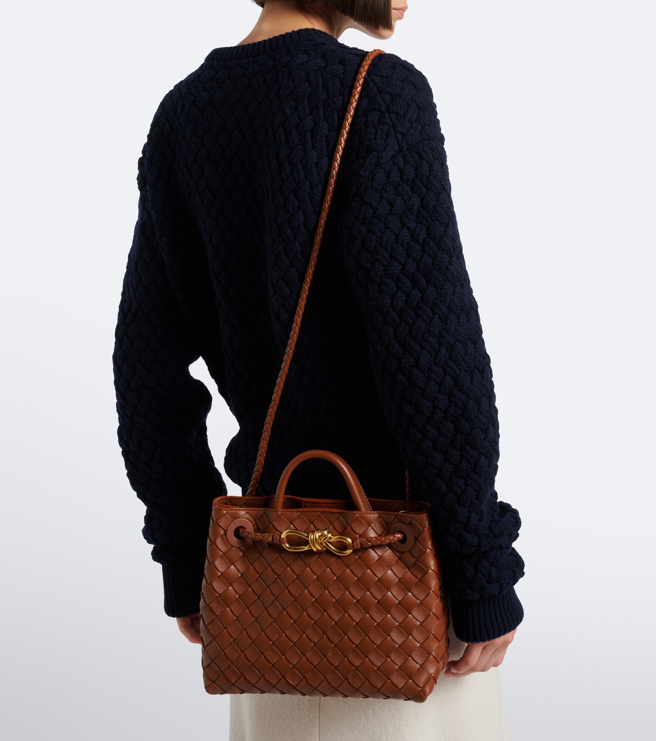 Bottega Veneta Andiamo Small leather top-handle bag