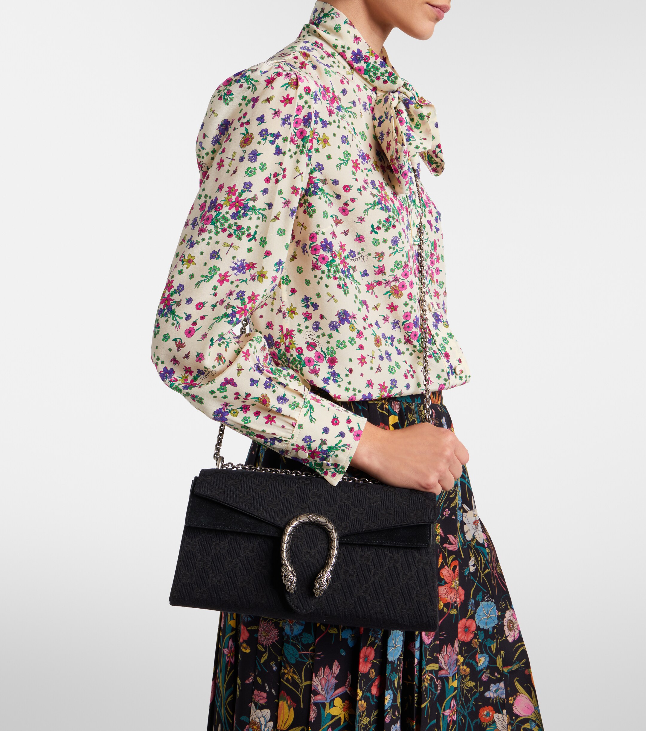 Gucci Dionysus Small GG canvas shoulder bag