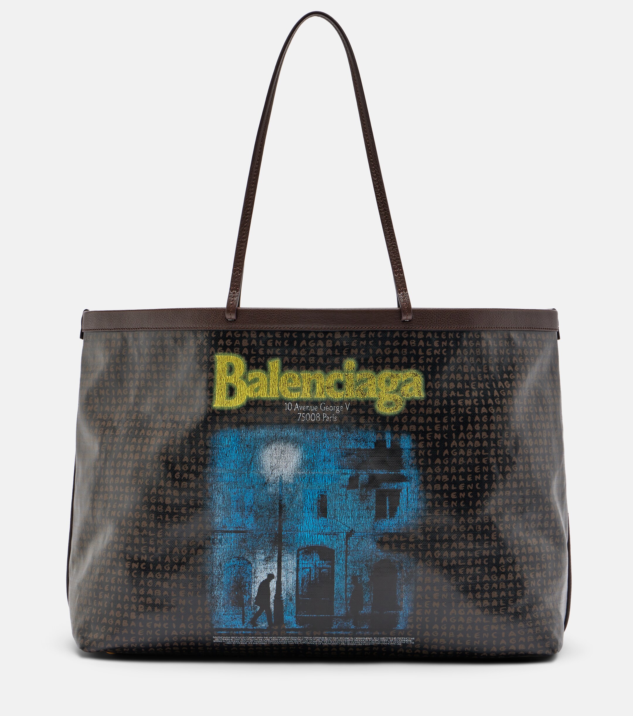 Balenciaga Select Large leather tote bag