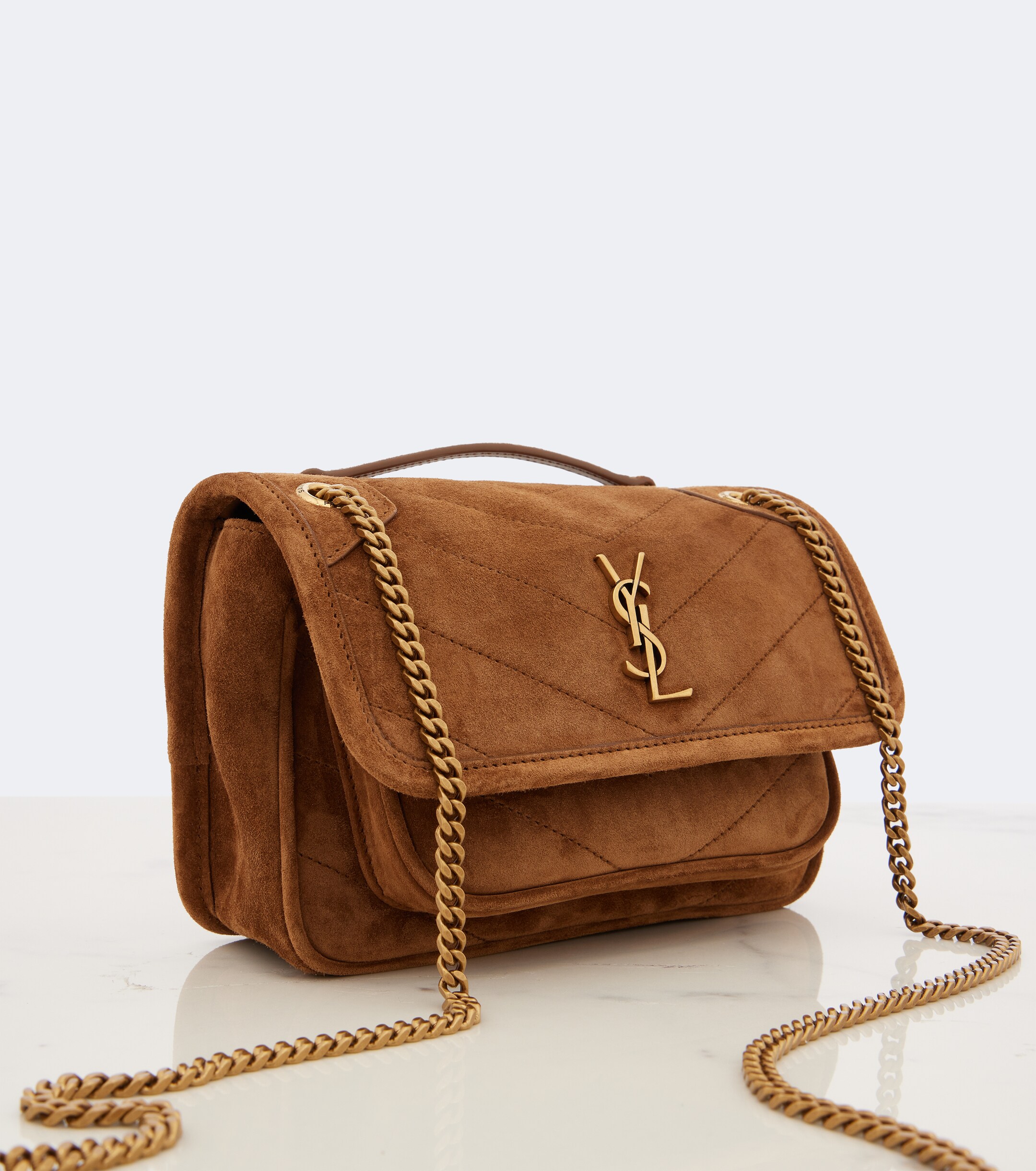 Saint Laurent Niki Mini suede shoulder bag