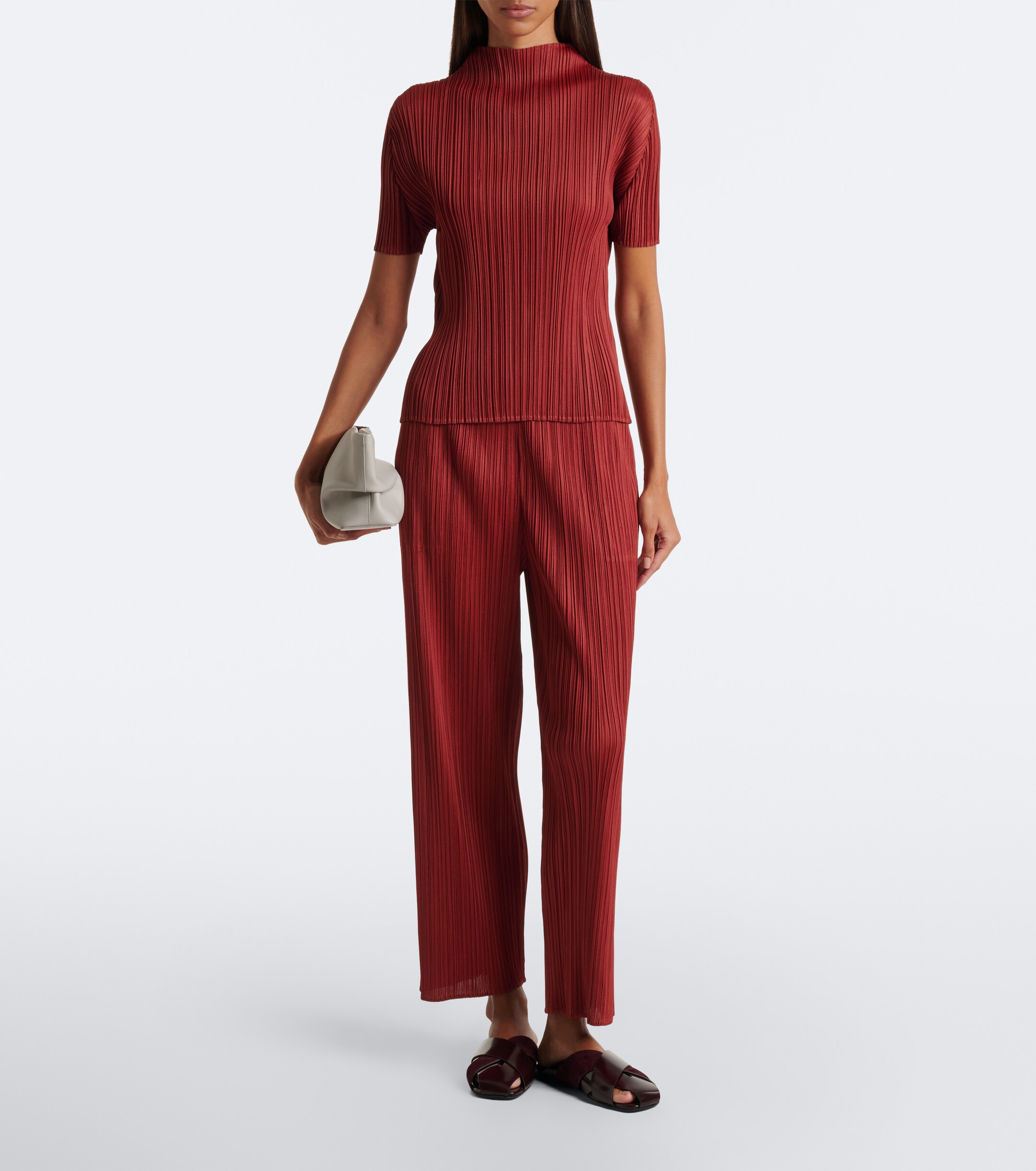 PLEATS PLEASE ISSEY MIYAKE Pleats Please Issey Miyake Monthly Colors: September pleated straight pants