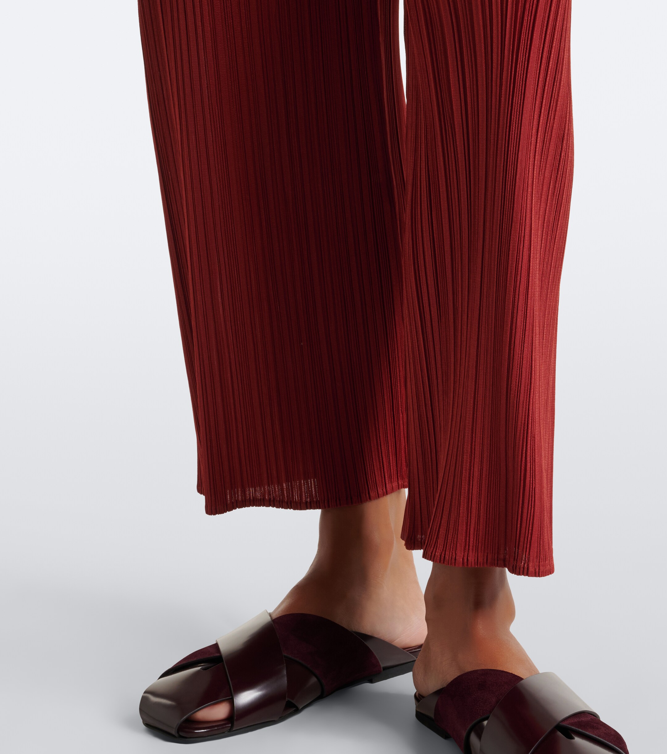 PLEATS PLEASE ISSEY MIYAKE Pleats Please Issey Miyake Monthly Colors: September pleated straight pants
