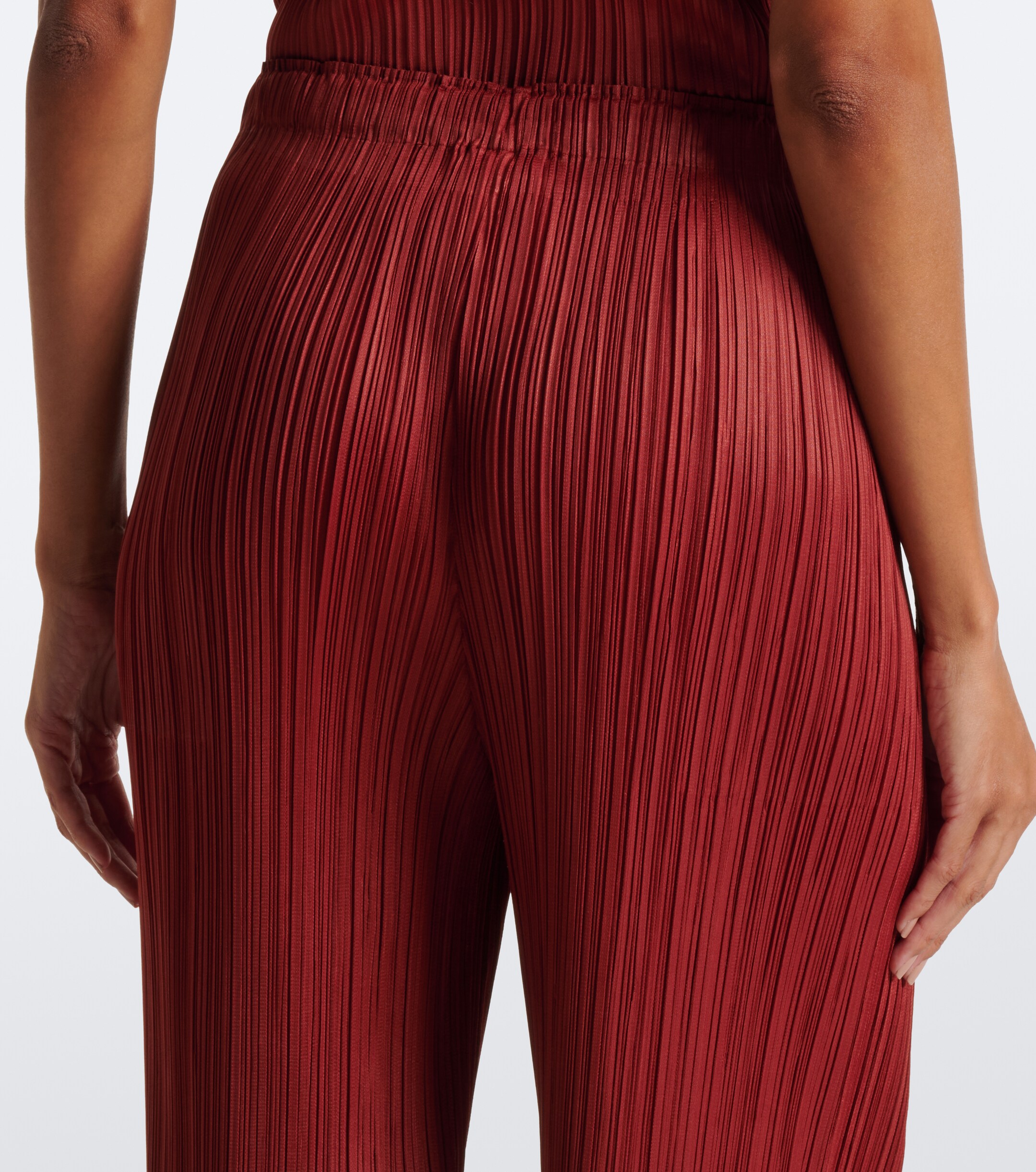 PLEATS PLEASE ISSEY MIYAKE Pleats Please Issey Miyake Monthly Colors: September pleated straight pants